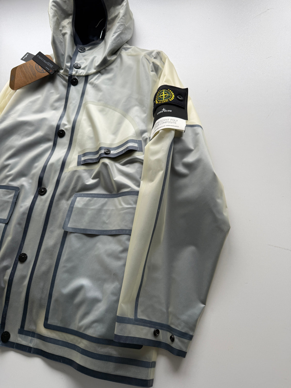 Stone Island 40th Anniversary Luminescent Poly Cover Jacket