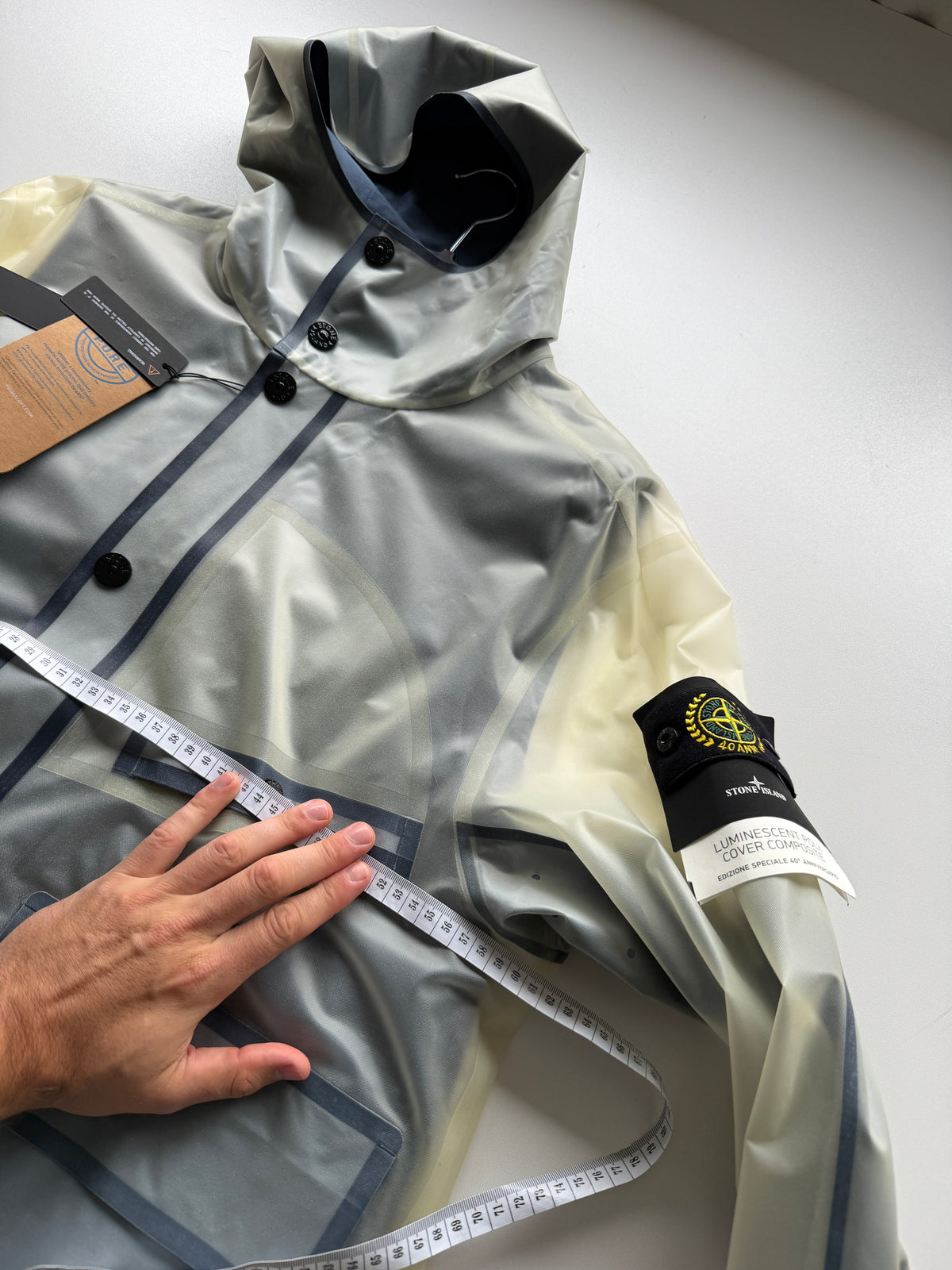 Stone Island 40th Anniversary Luminescent Poly Cover Jacket