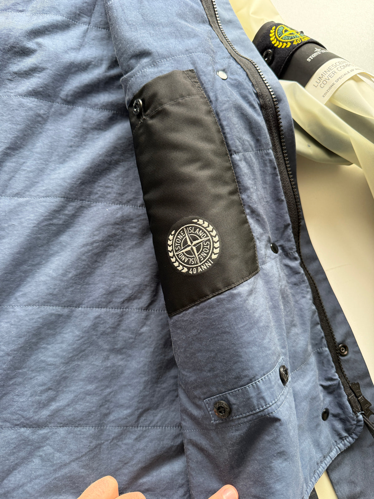 Stone Island 40th Anniversary Luminescent Poly Cover Jacket