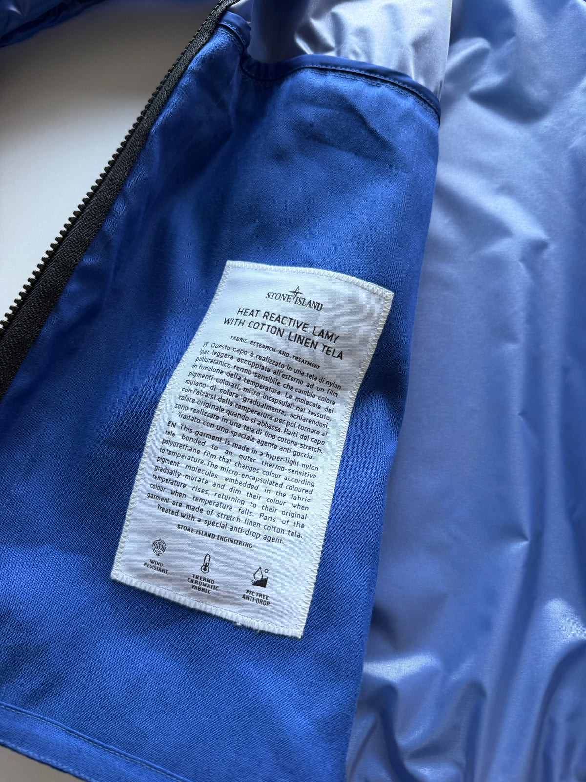 Stone Island Heat Reactive Jacket Blue