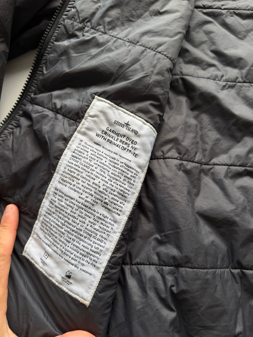 Stone Island Garment Dyed Primaloft Jacket