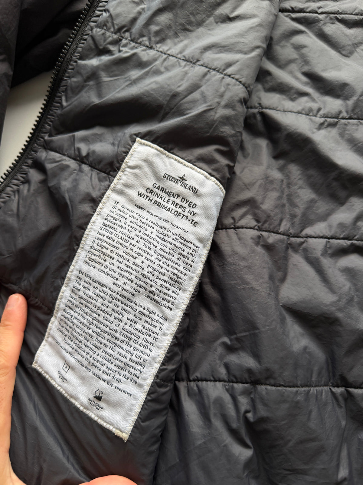 Stone Island Garment Dyed Primaloft Jacket