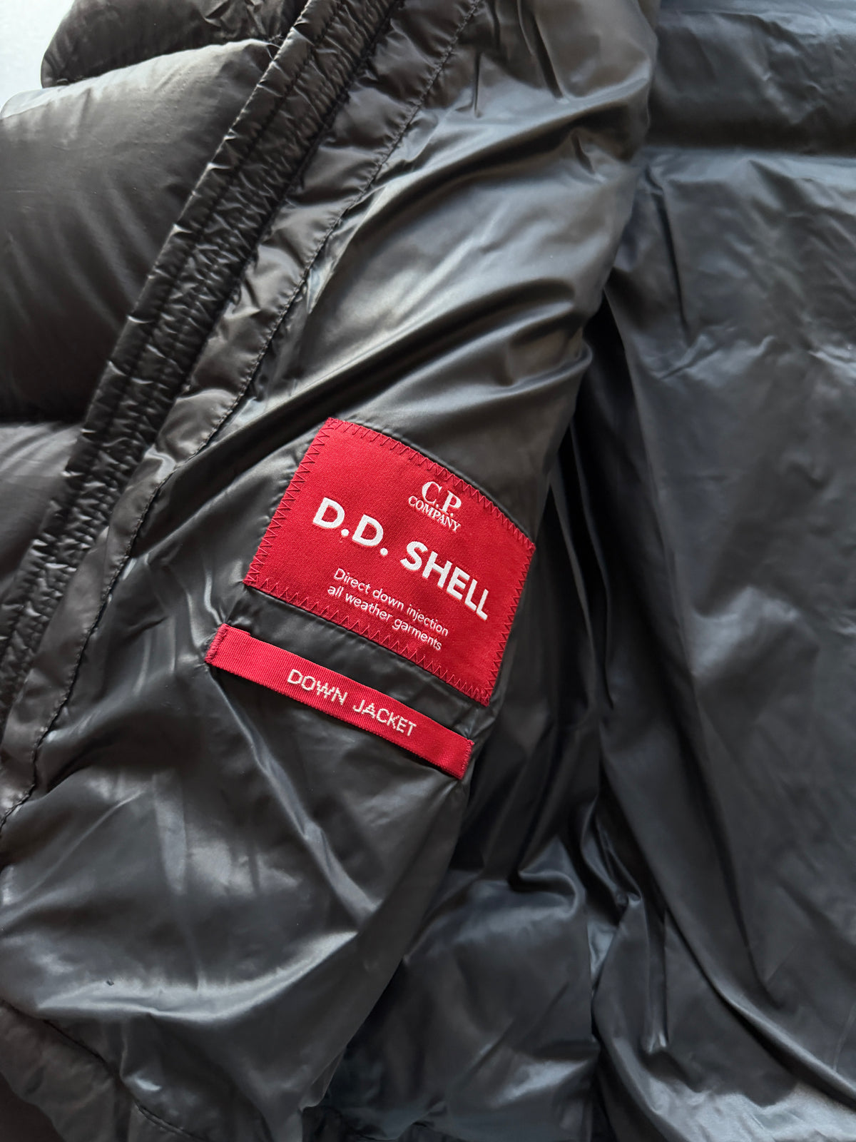 CP Company DD Shell Down Jacket Black