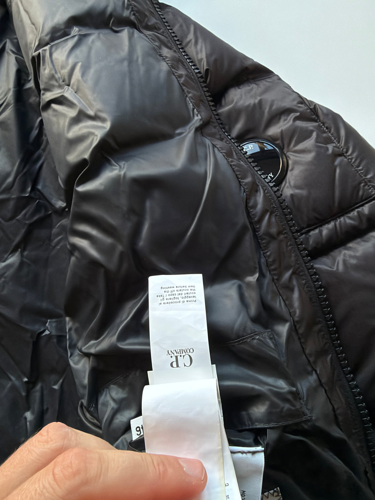 CP Company DD Shell Down Jacket Black