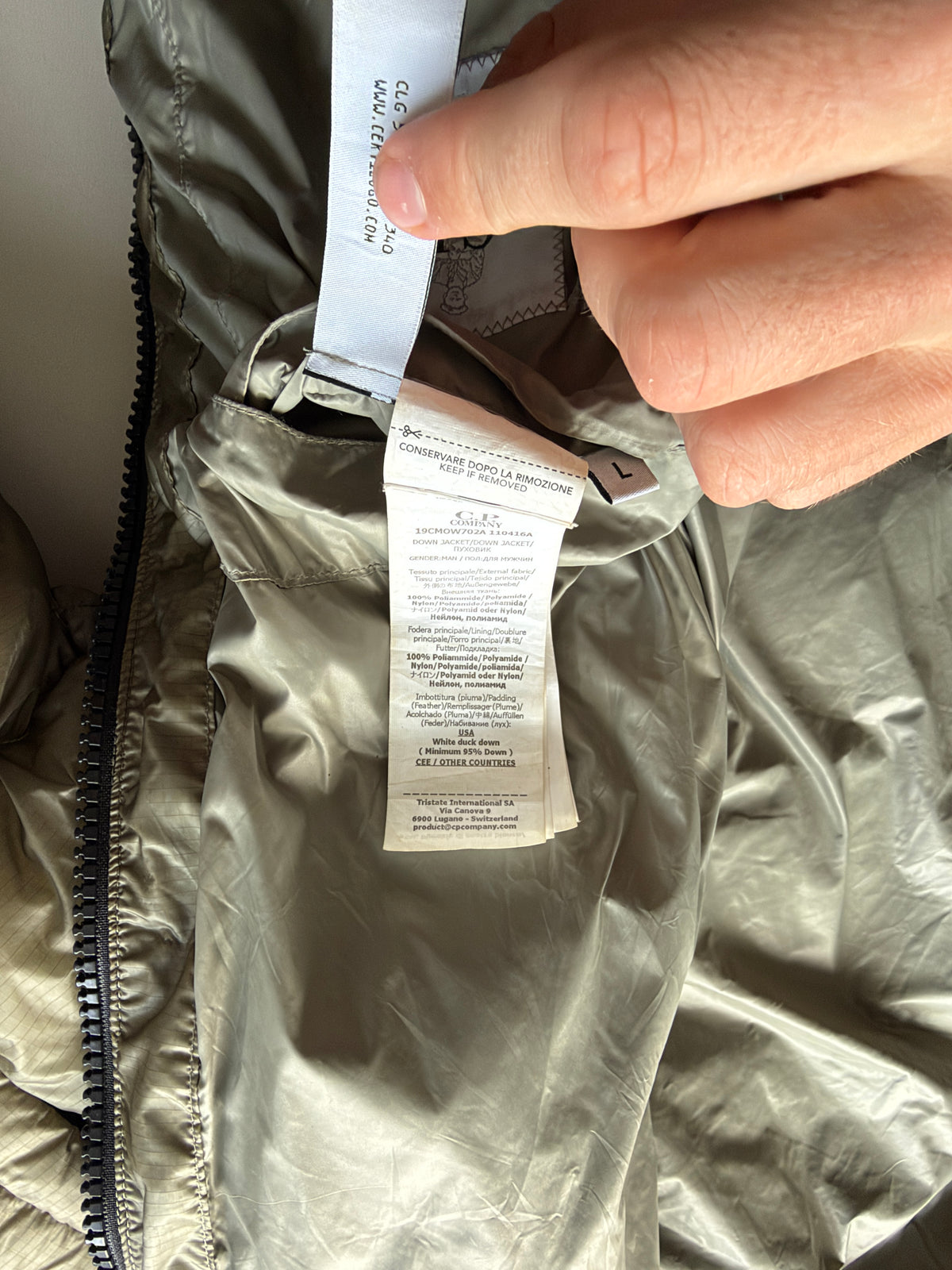 CP Company DD Shell Down Jacket