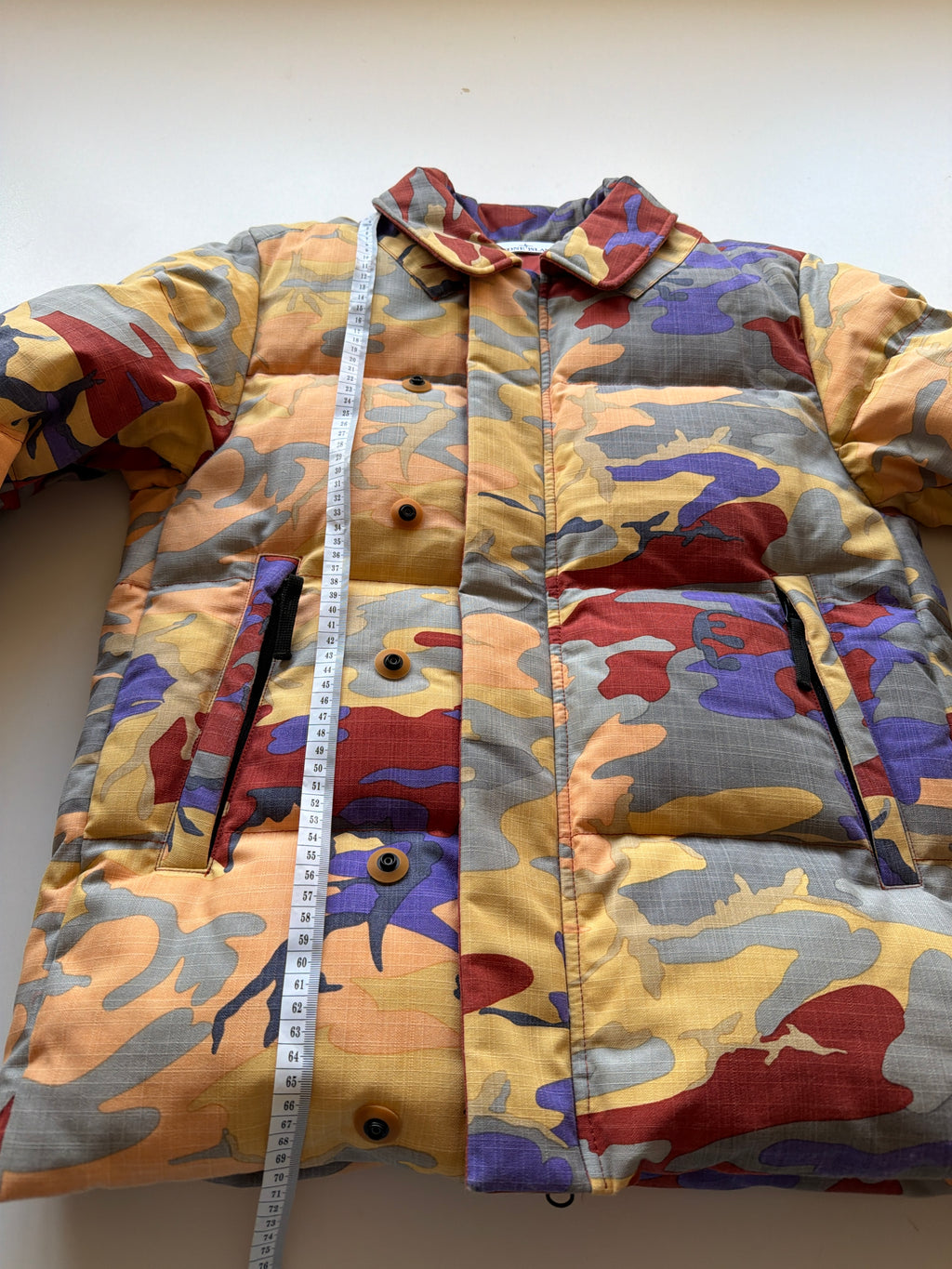 Stone Island Heritage Camo Ripstop Nylon Down Jacket