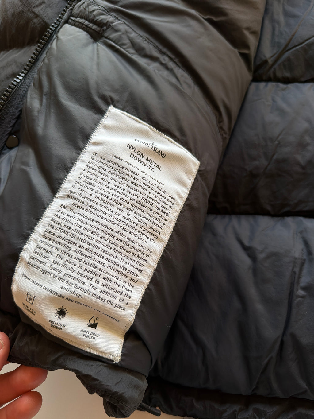 Stone Island Nylon Metal Down Jacket