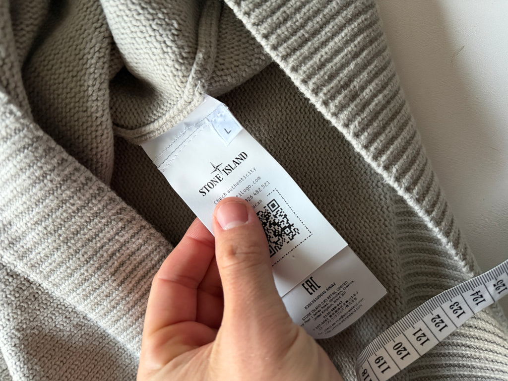 Stone Island Knit Sweater Pearl Grey
