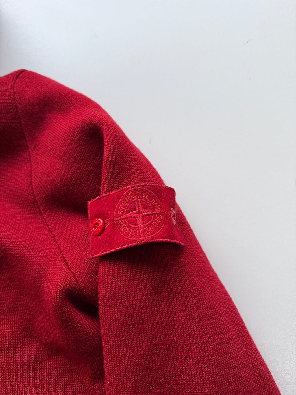 Stone Island 2013 Red Ghost Piece Mussola Gommata Rope Jacket