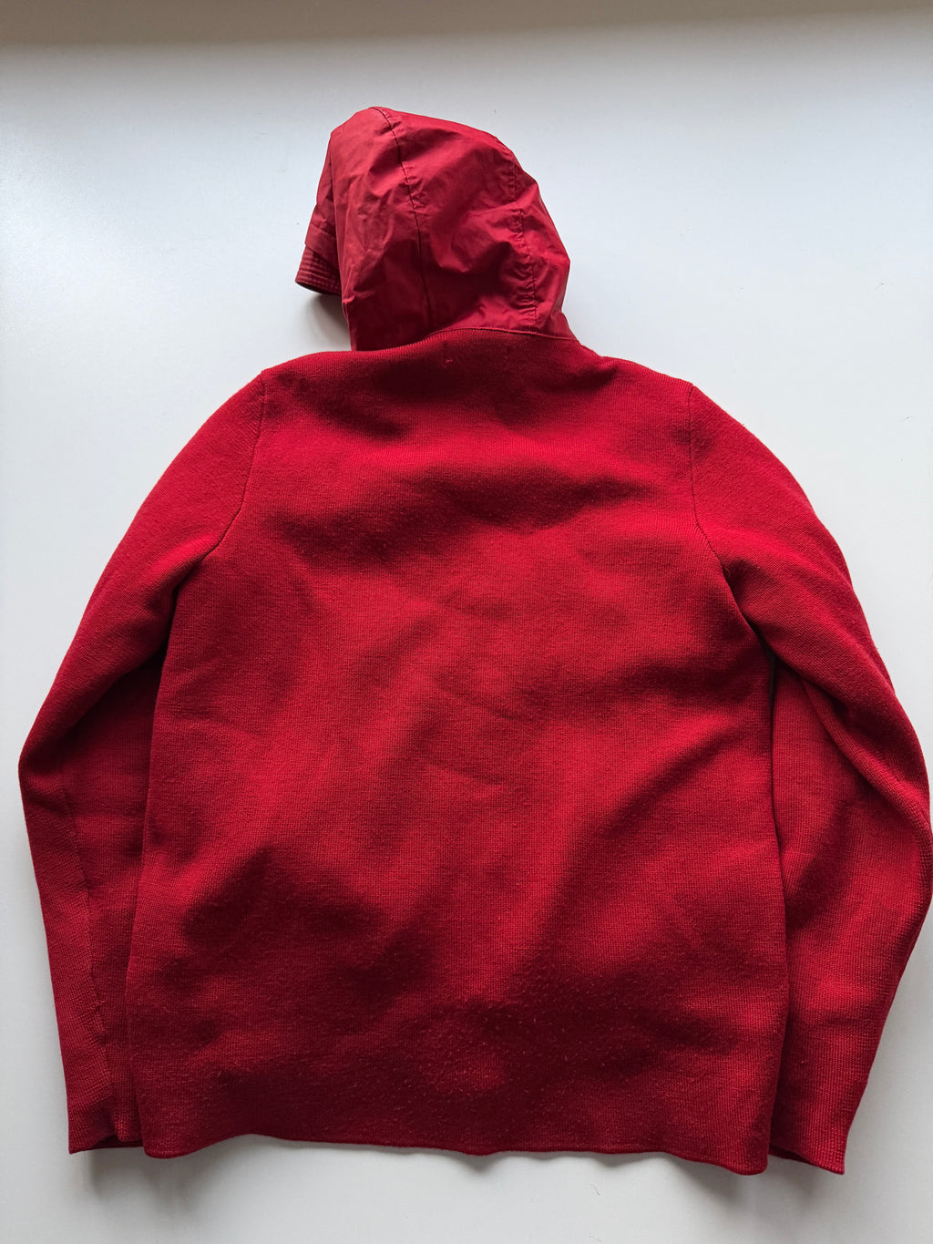 Stone Island 2013 Red Ghost Piece Mussola Gommata Rope Jacket