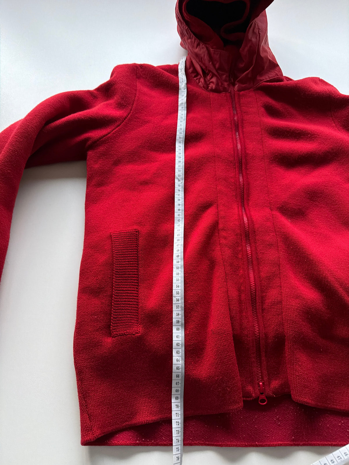 Stone Island 2013 Red Ghost Piece Mussola Gommata Rope Jacket