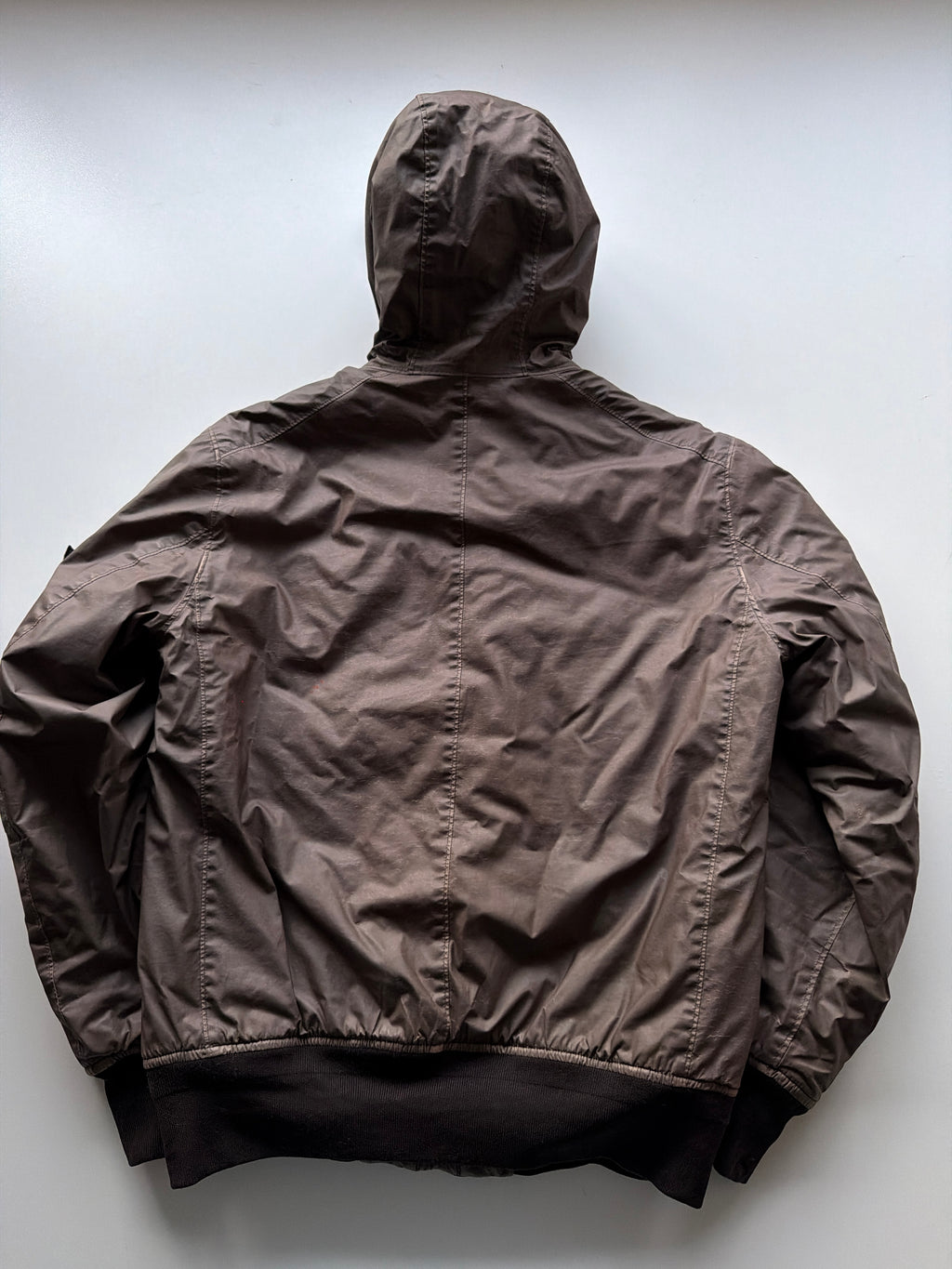 Stone Island Mussola Gommata Jacket Brown