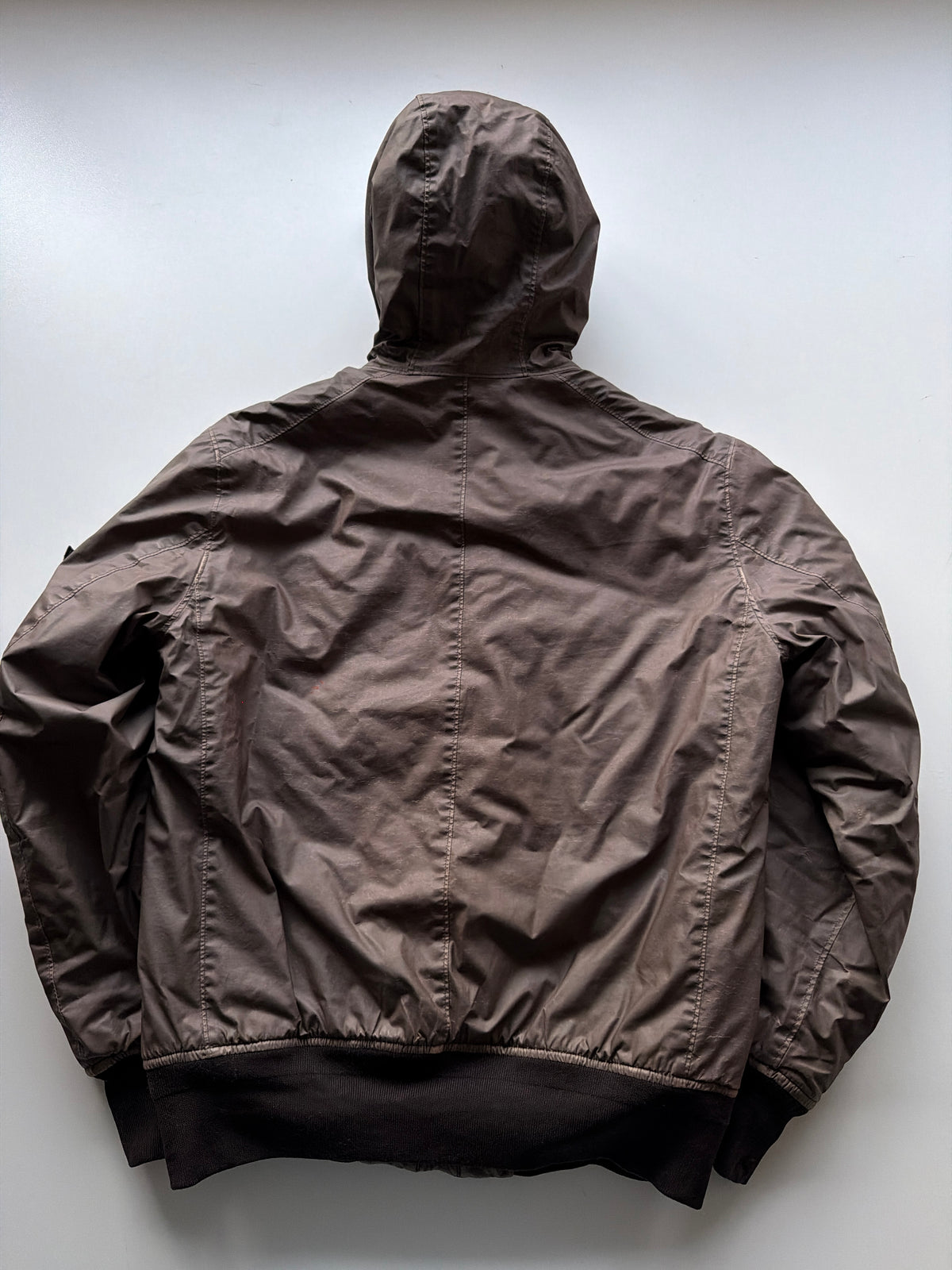 Stone Island Mussola Gommata Jacket Brown