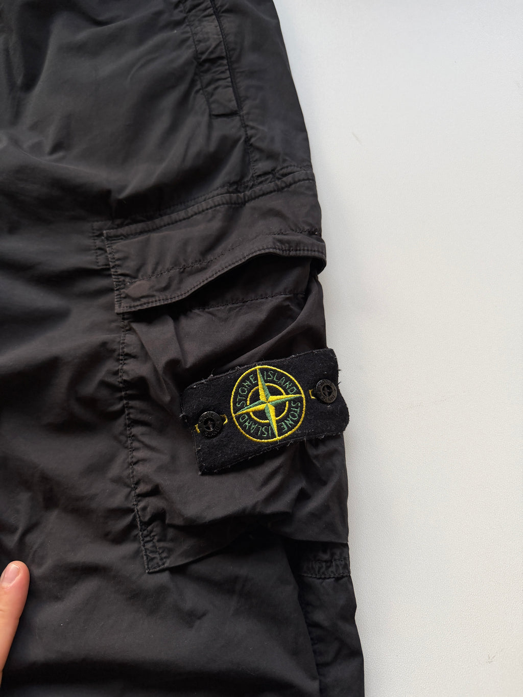 Stone Island Cargo Pants Black