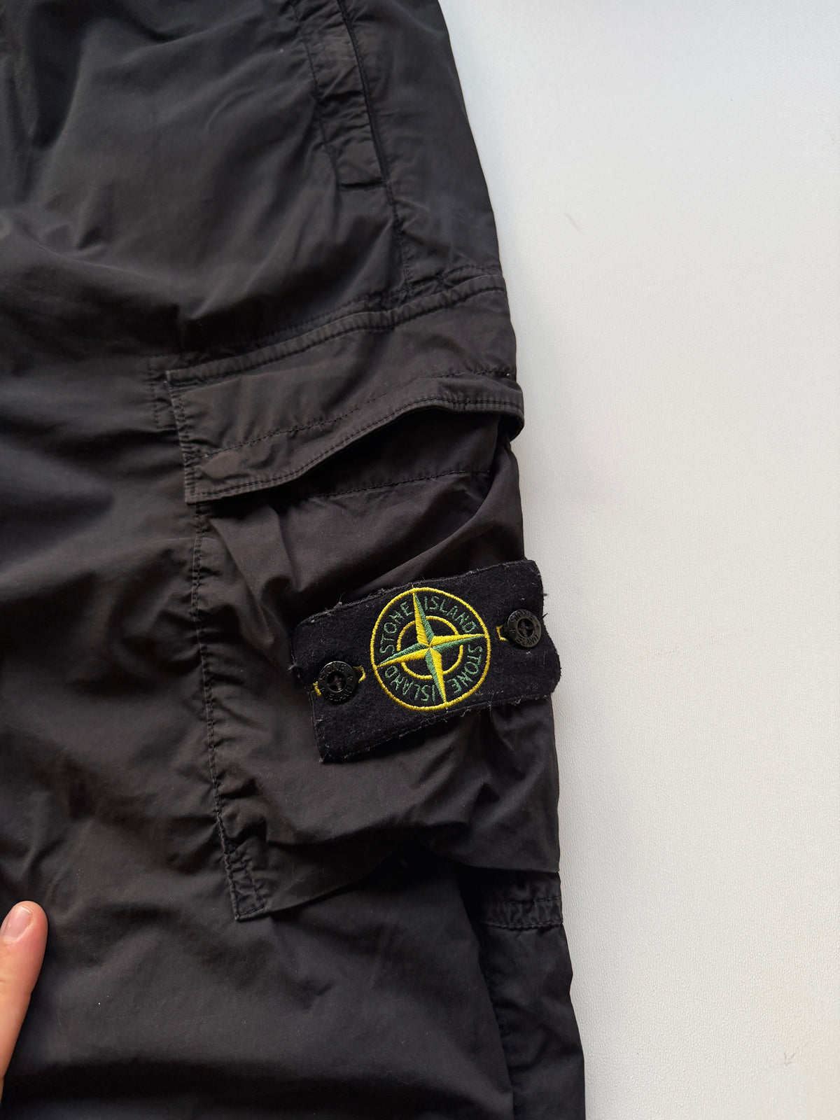 Stone Island Cargo Pants Black