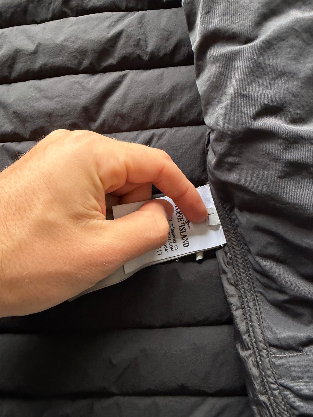 Stone Island Loom Woven Down Chambers Jacket