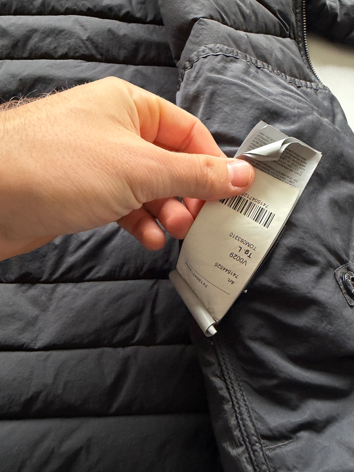 Stone Island Loom Woven Down Chambers Jacket