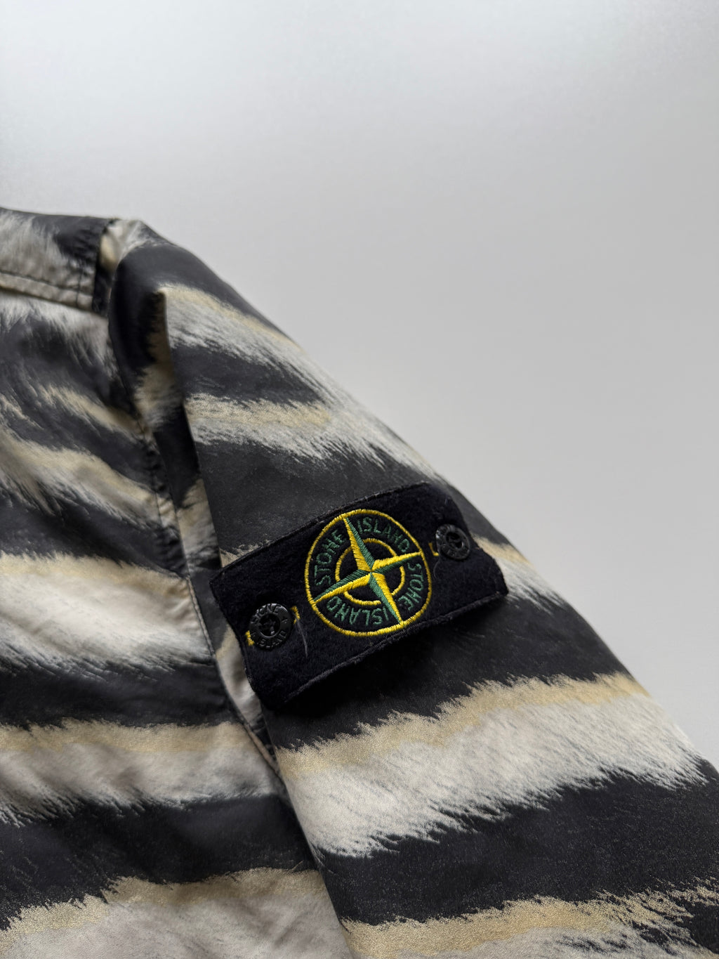 Stone island white tiger camo primaloft jacket