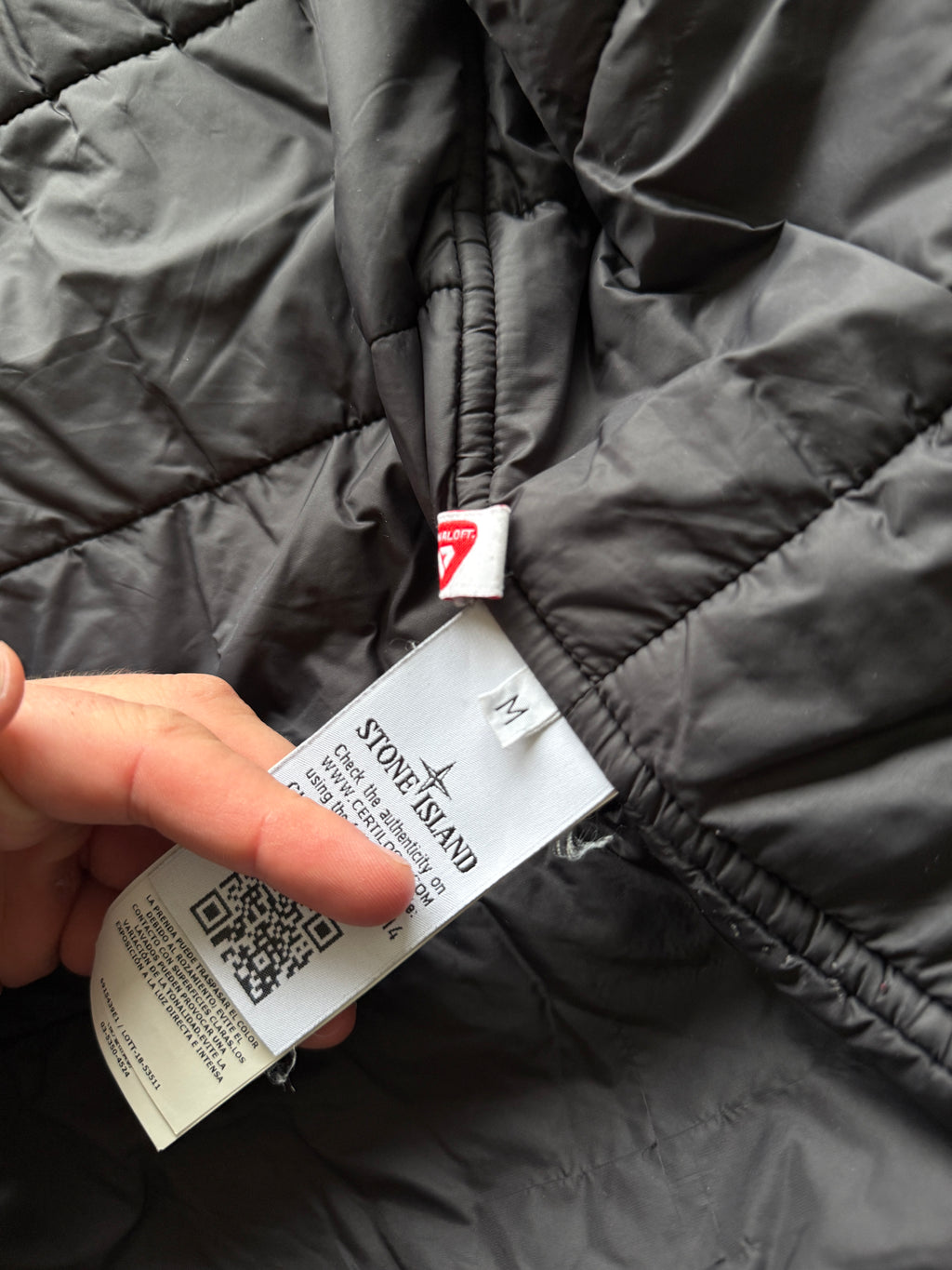 Stone island white tiger camo primaloft jacket