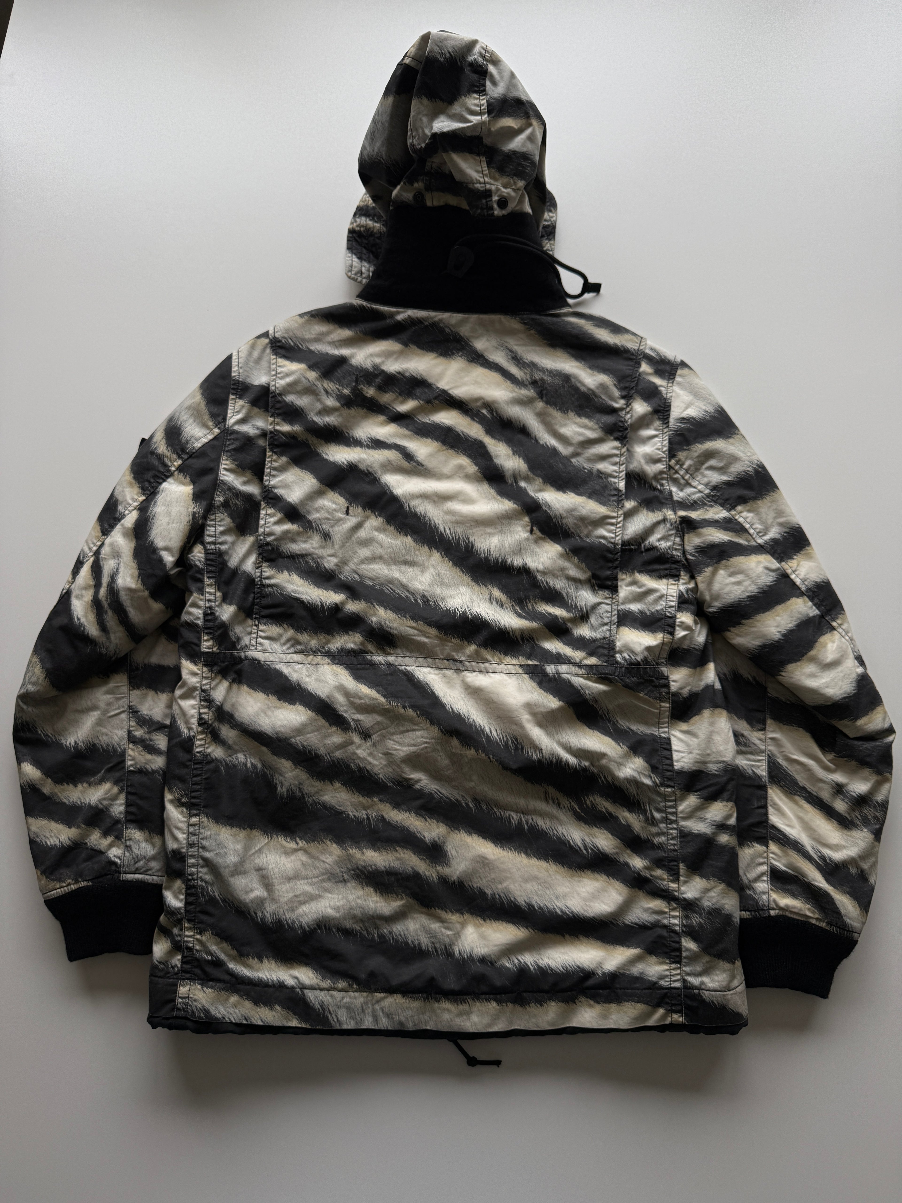 Stone island white tiger camo primaloft jacket