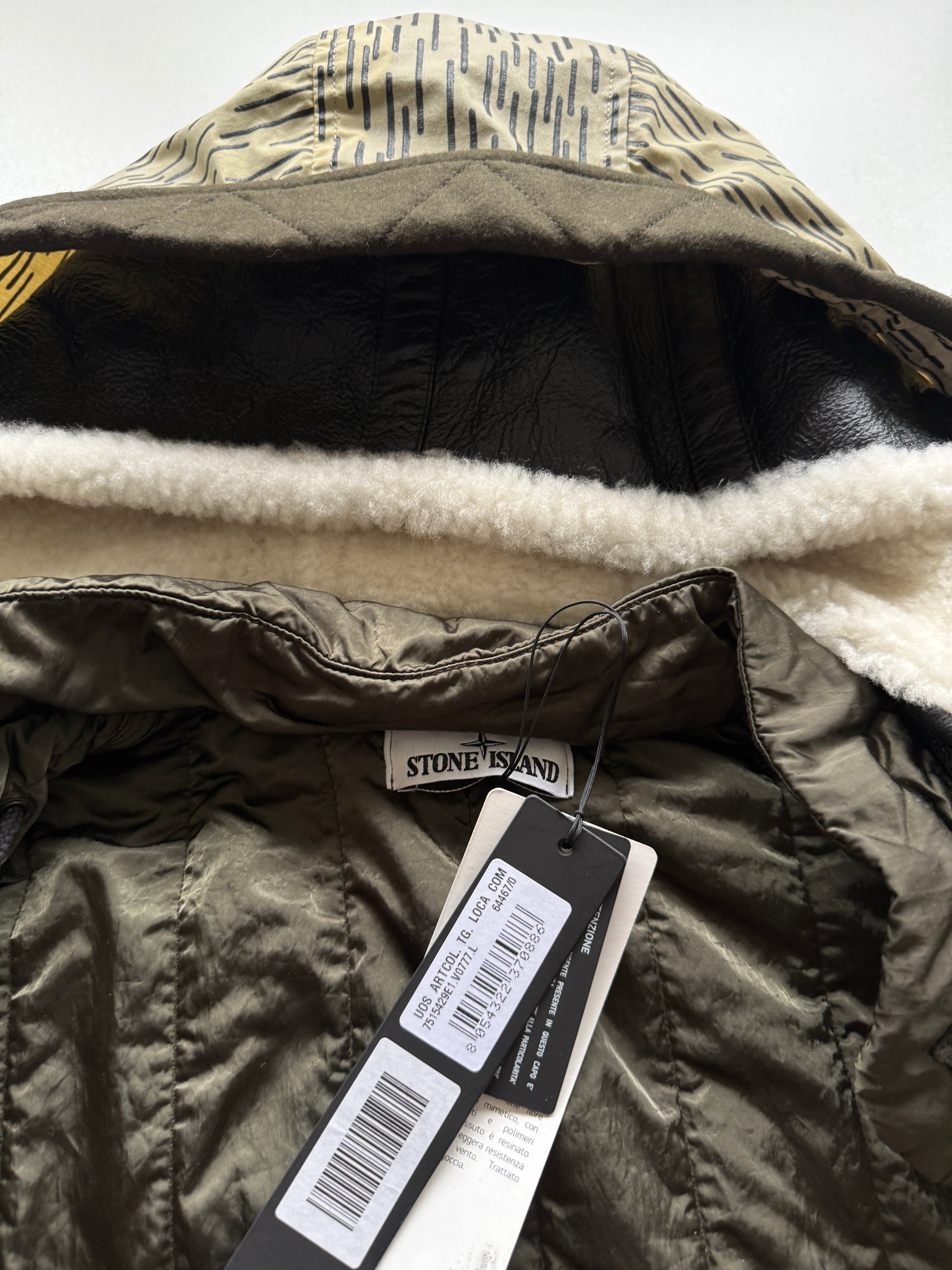 Stone island rain camo reflective jacket
