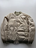 Stone island stretch wool nylon ghost bomber jacket