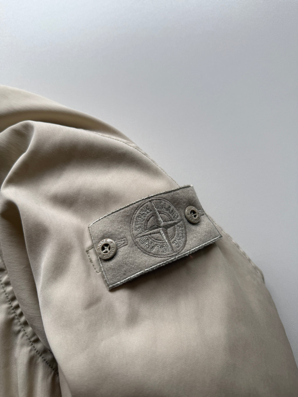 Stone island stretch wool nylon ghost bomber jacket