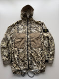 Stone island alligator camo parka jacket