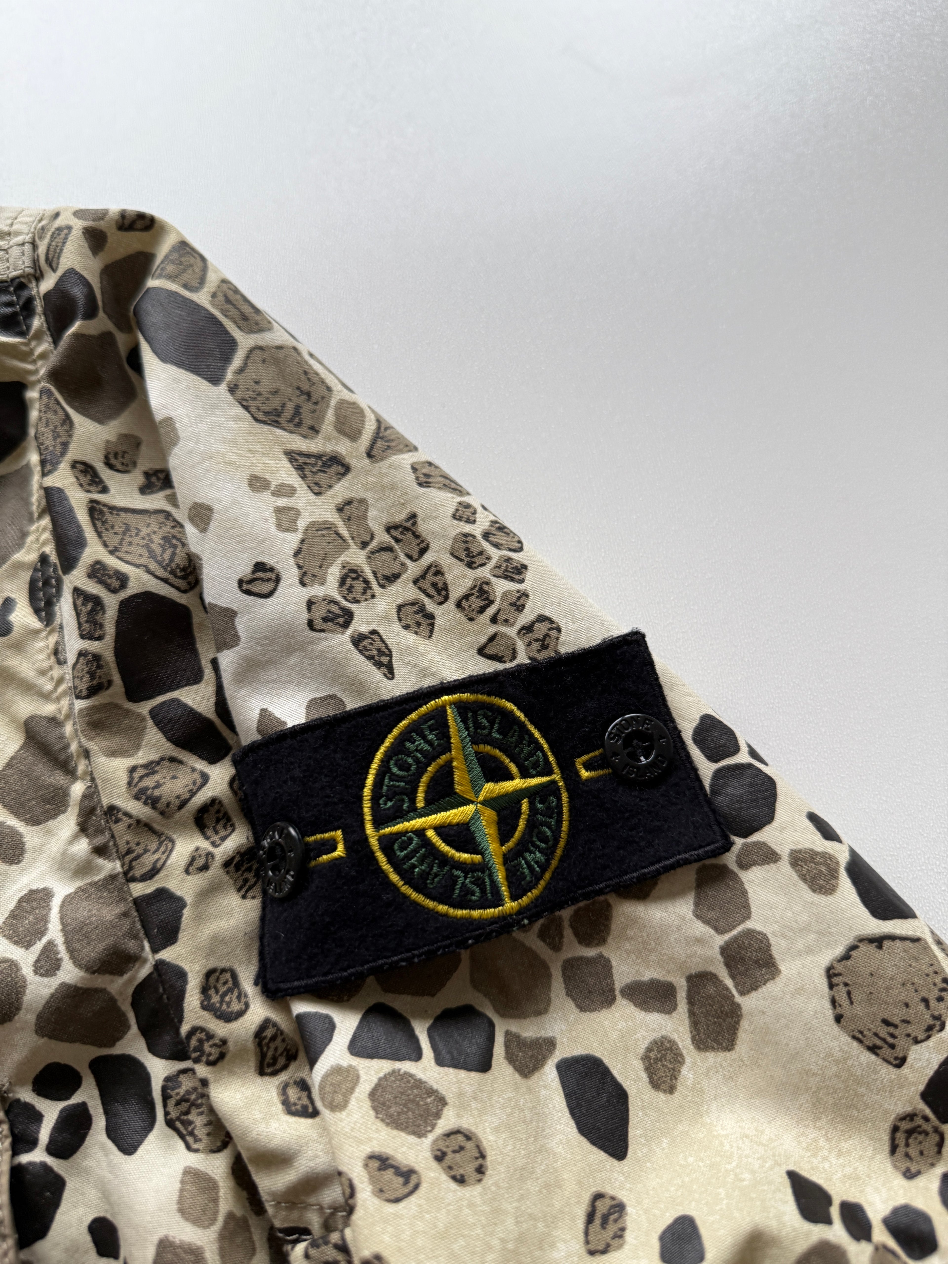 Stone island alligator camo parka jacket