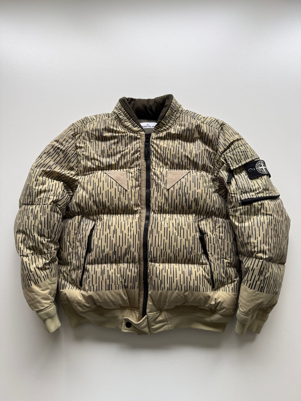 Stone island Naslan camo reflective down jacket