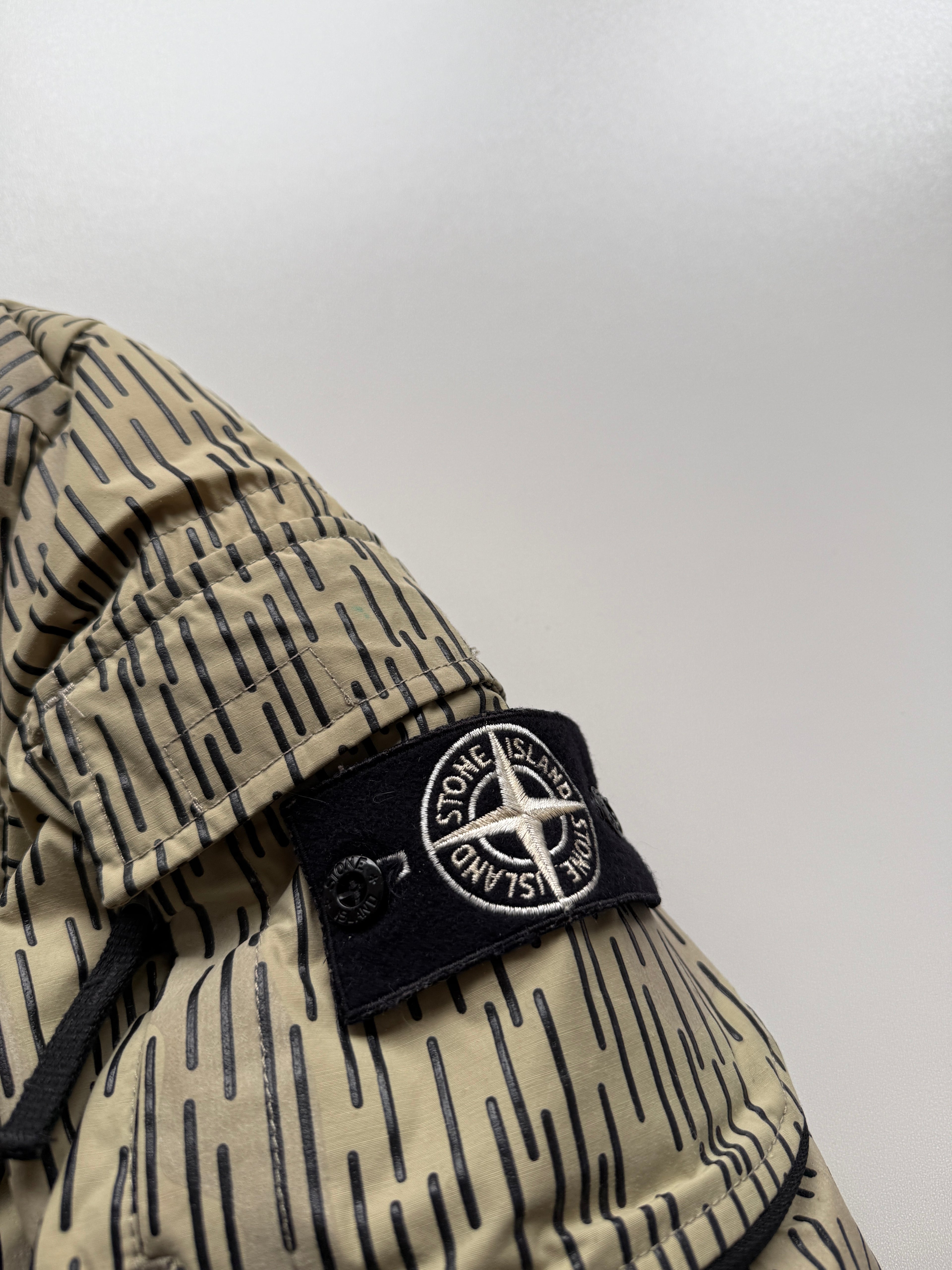 Stone island Naslan camo reflective down jacket