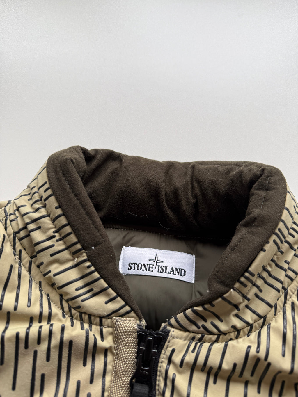 Stone island Naslan camo reflective down jacket