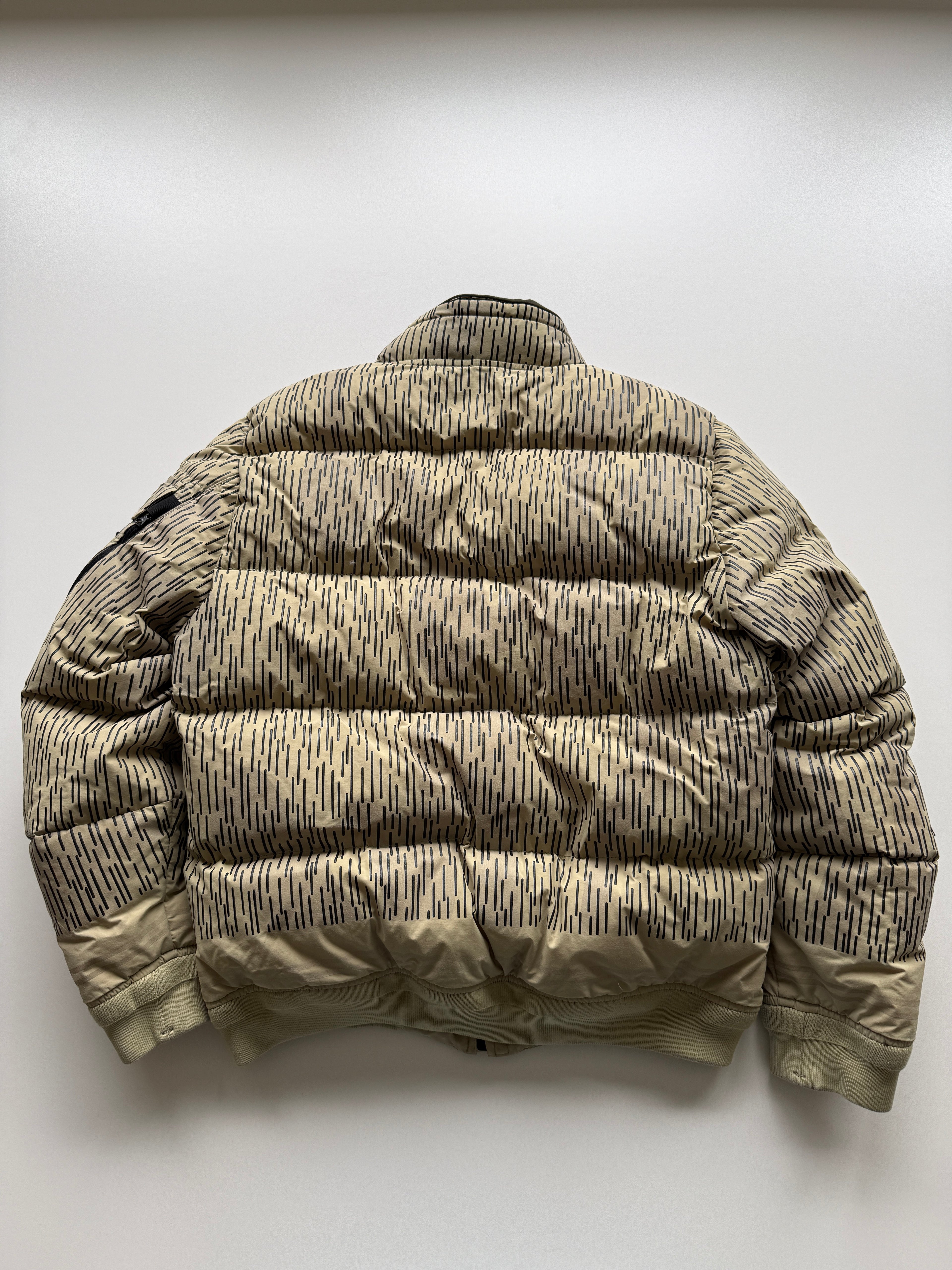 Stone island Naslan camo reflective down jacket