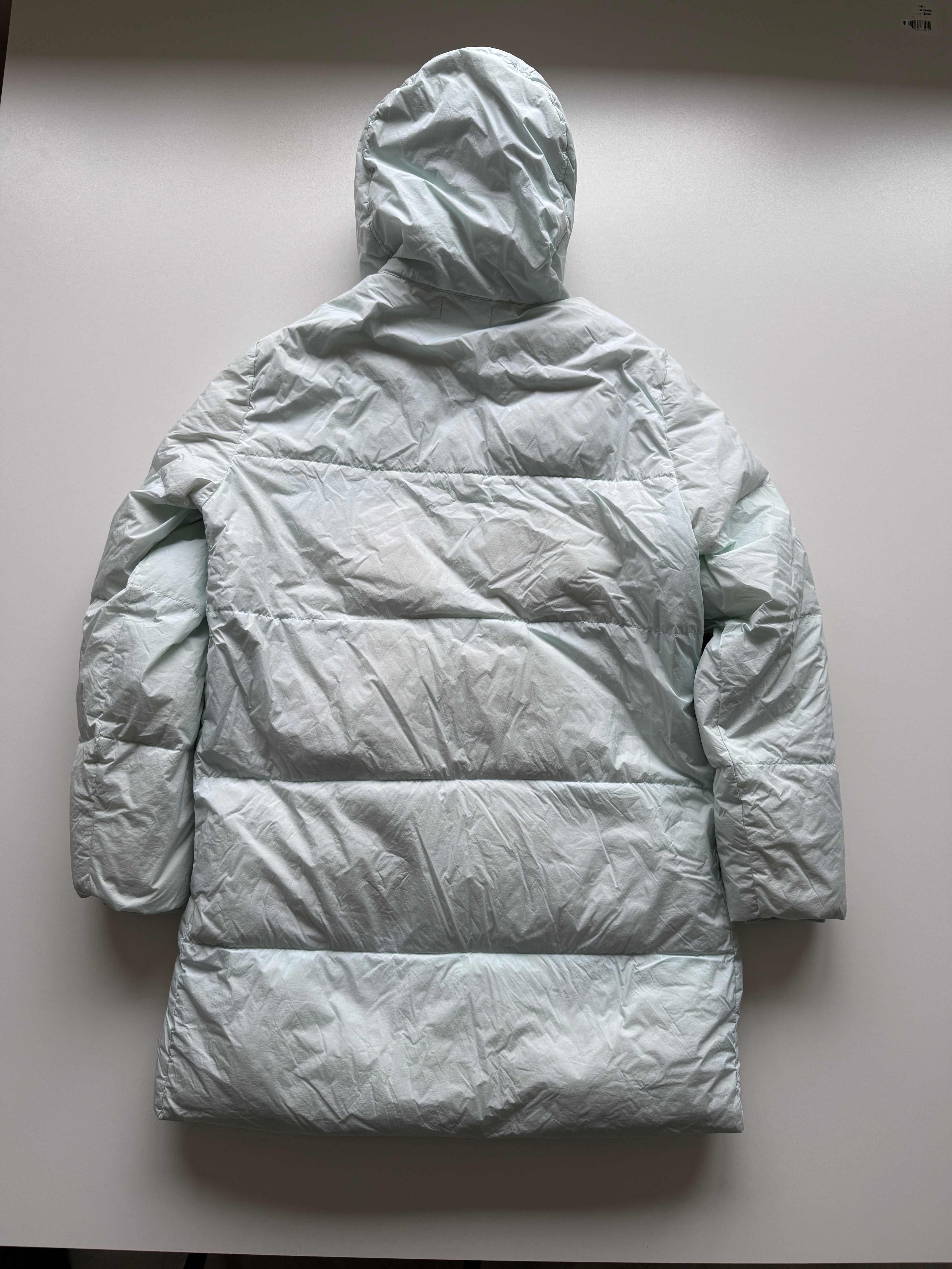 Stone island garment dyed crinkle reps down parka jacket
