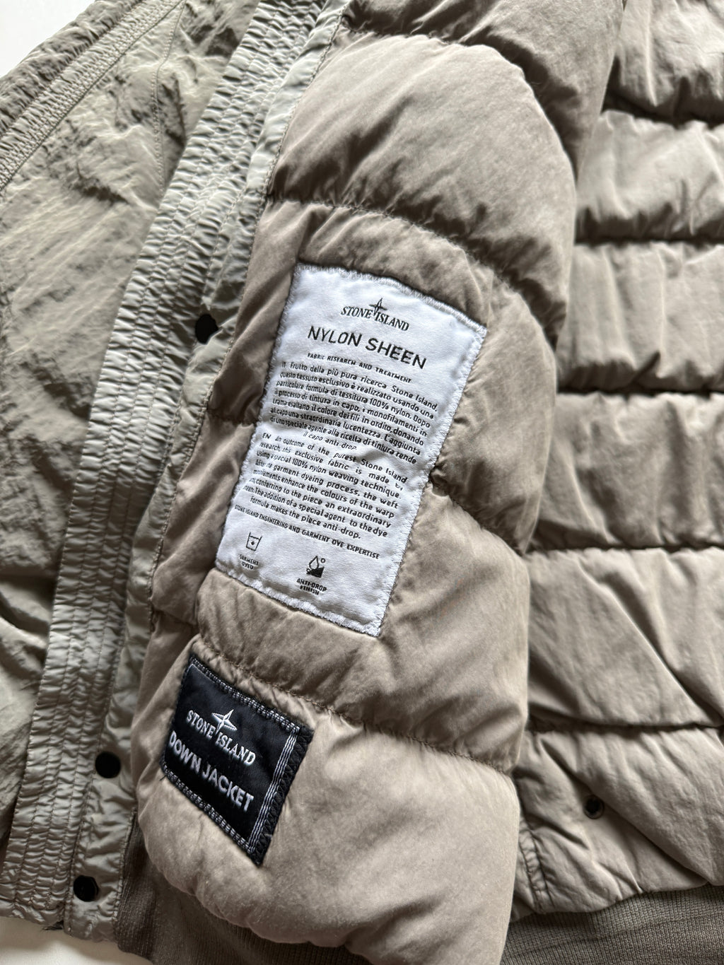 Stone island Nylon Sheen Down Jacket