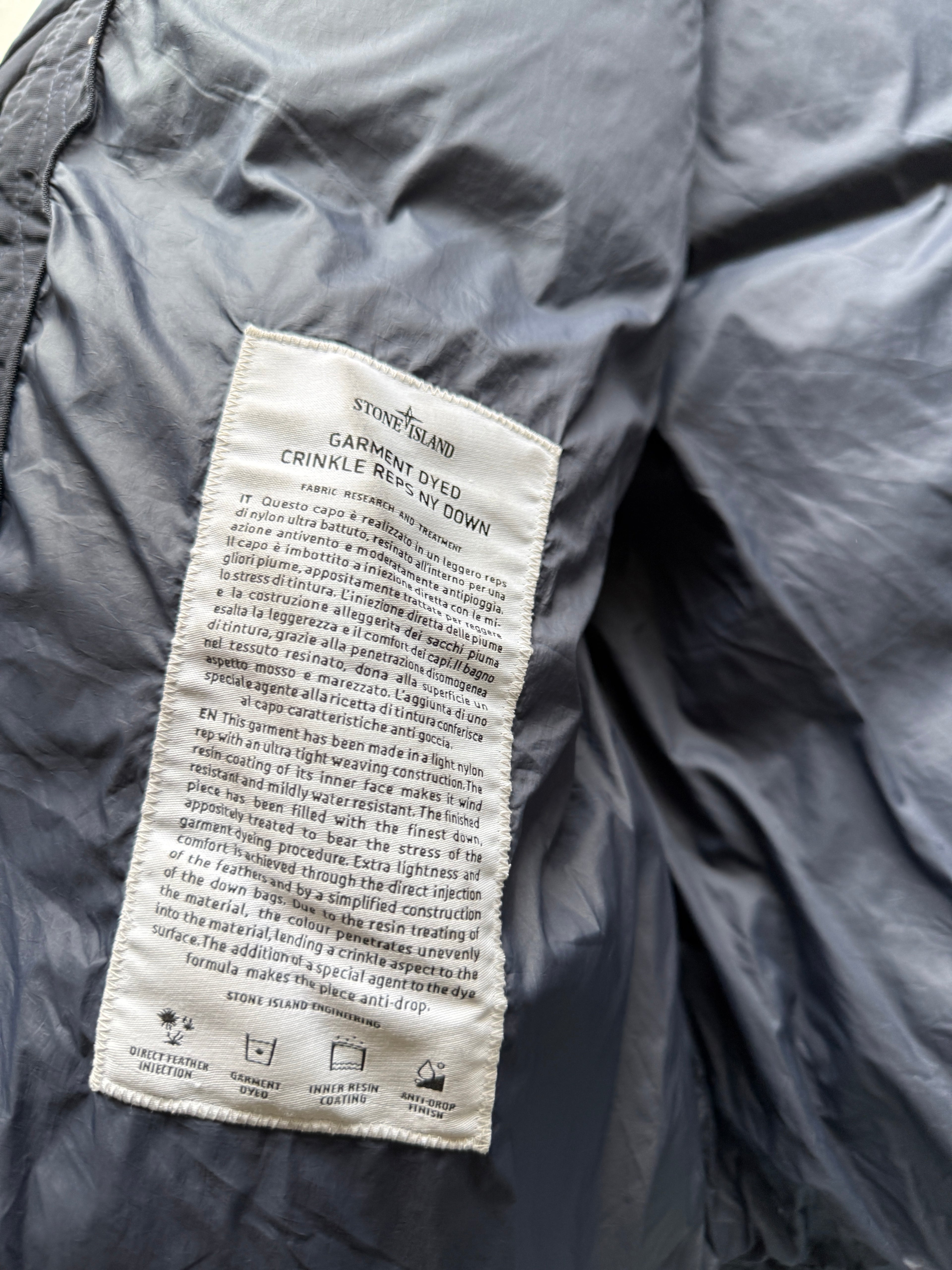 Stone Island Garment Dyed Down Jacket