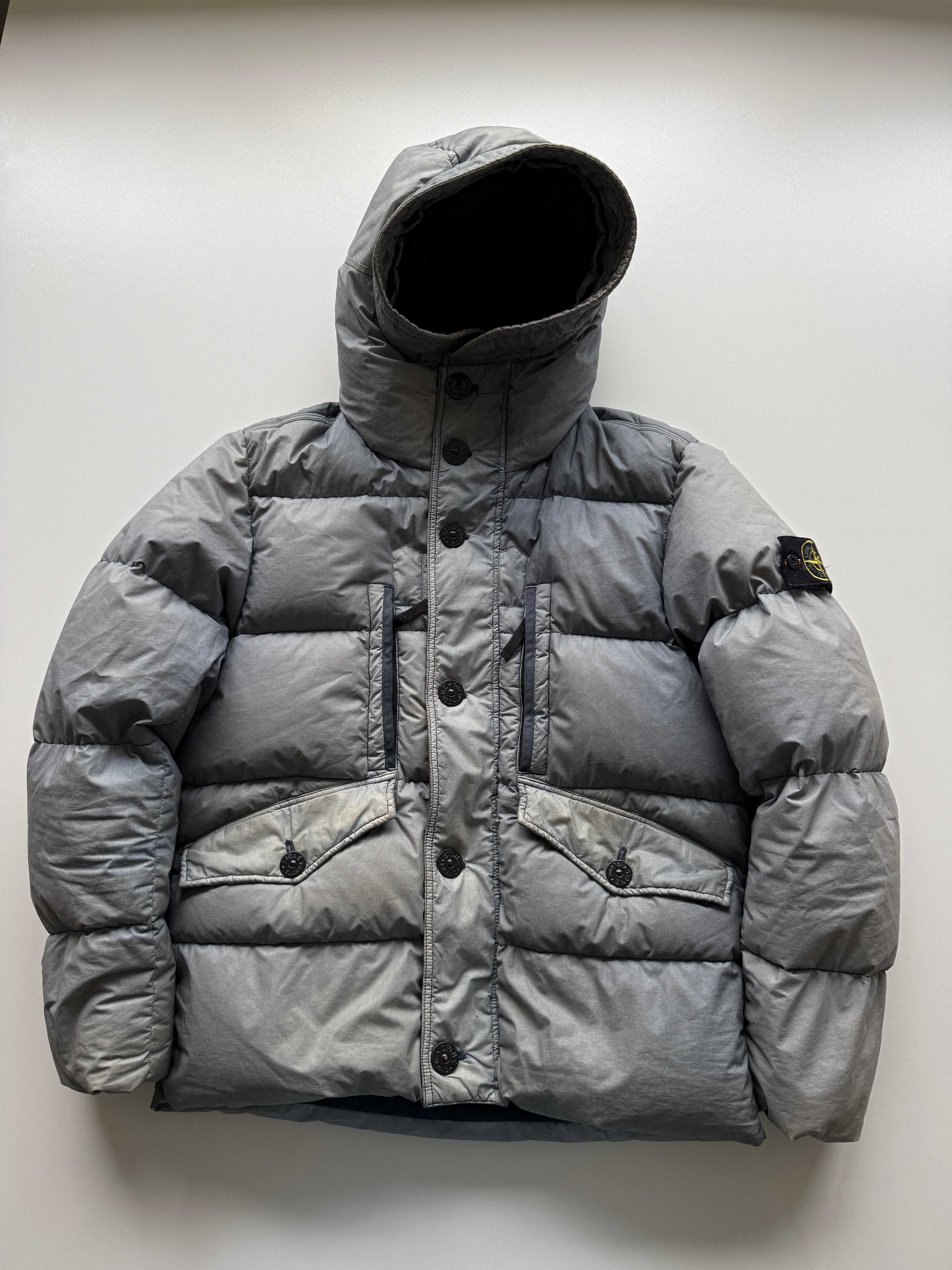 Stone Island Resin Poplin Down Jacket