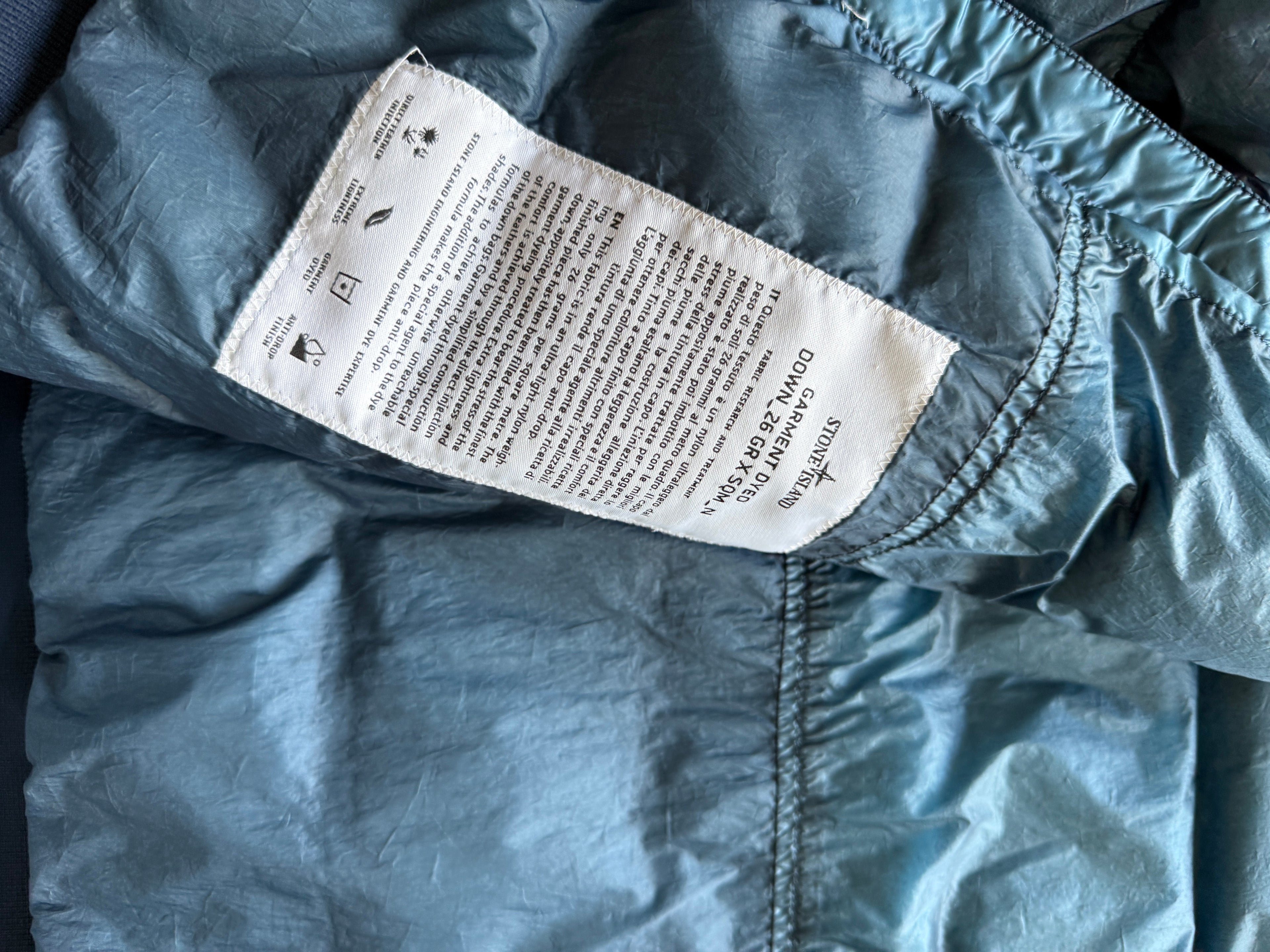 Stone Island Garment Dyed Down Jacket