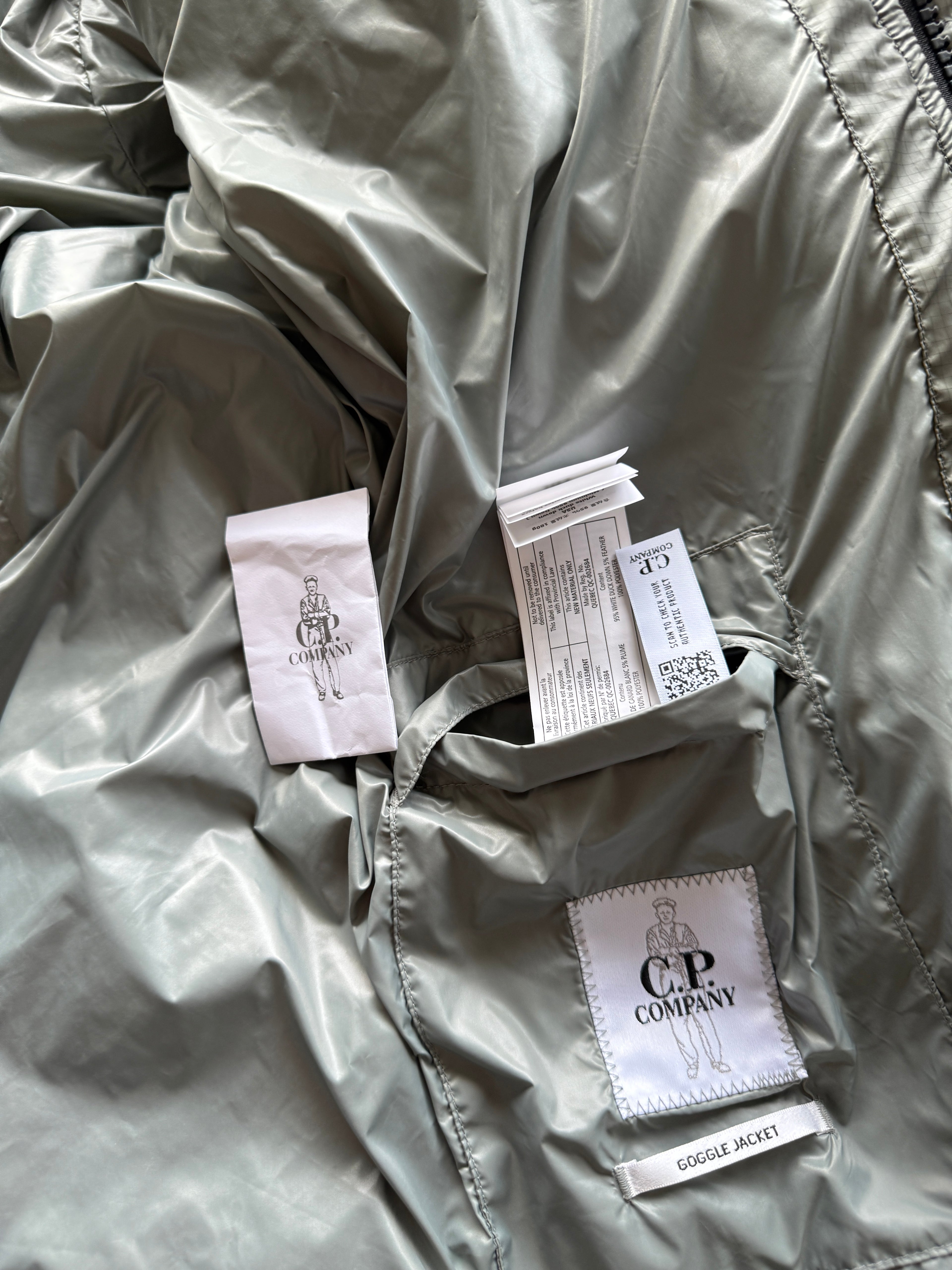 CP Company D D Shell Down Jacket Goggle