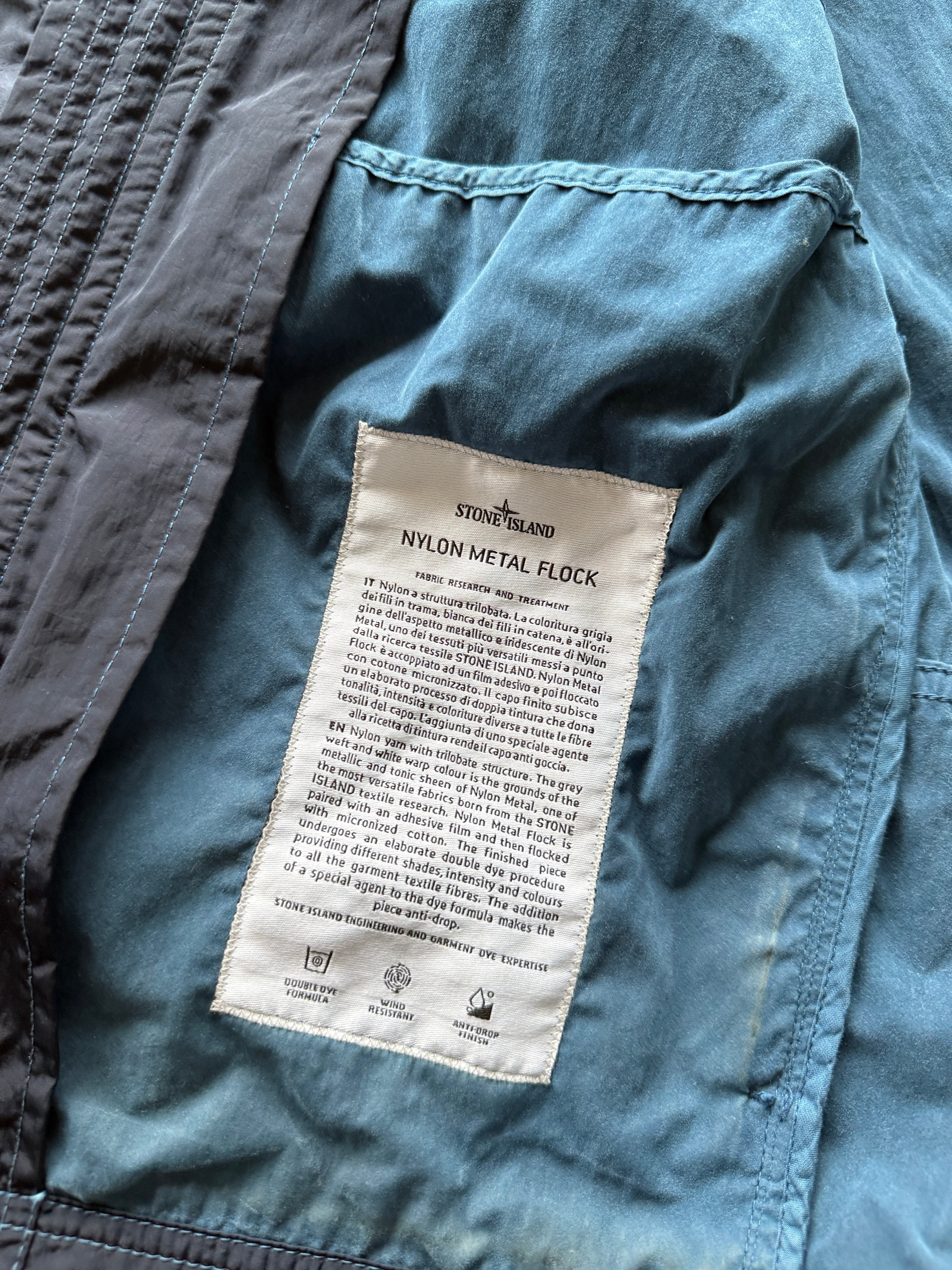 Stone Island Nylon Metal Flock Jacket