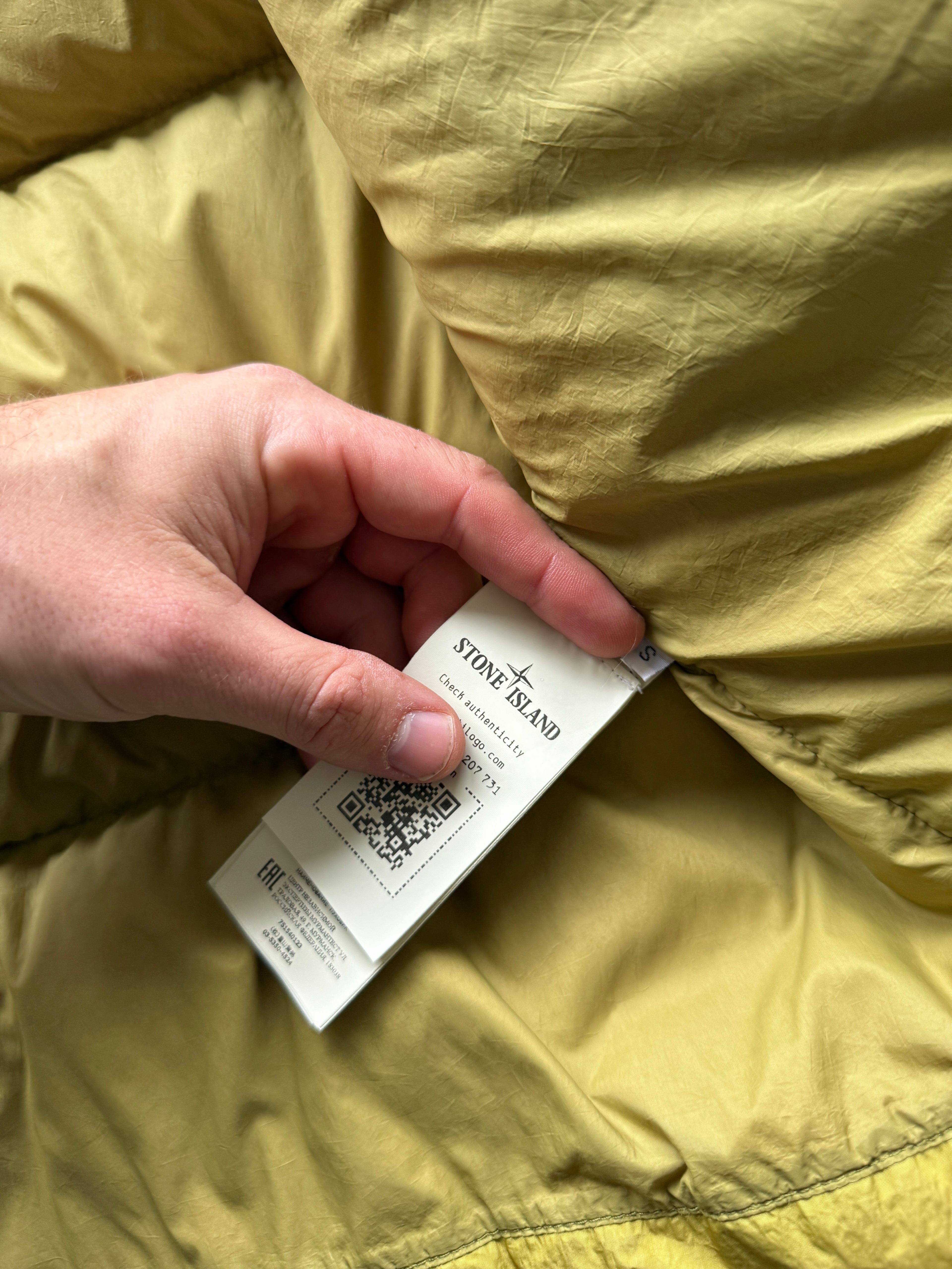 Stone Island Garment Dyed Down Jacket