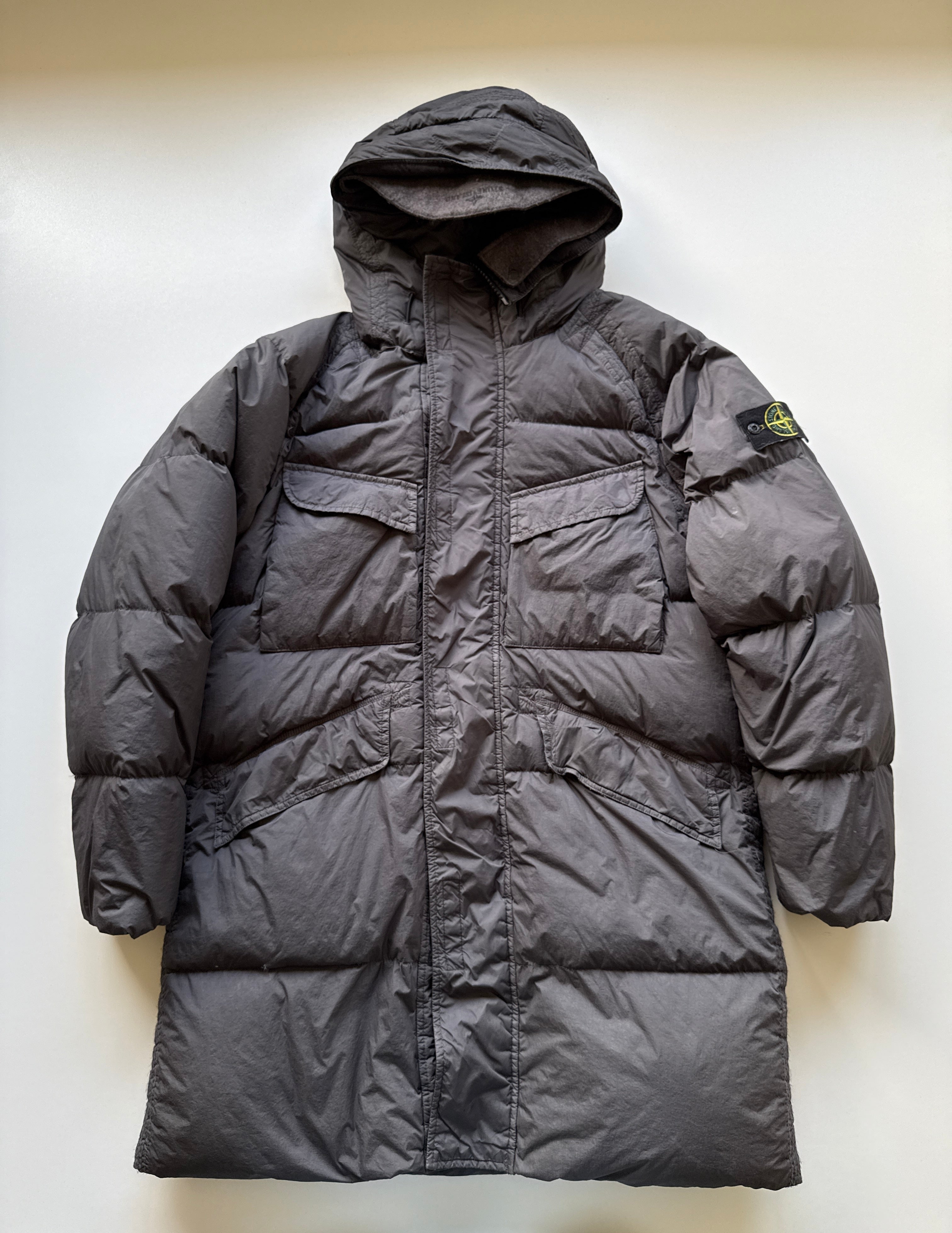 Stone Island Garment Dyed Down Parka Jacket