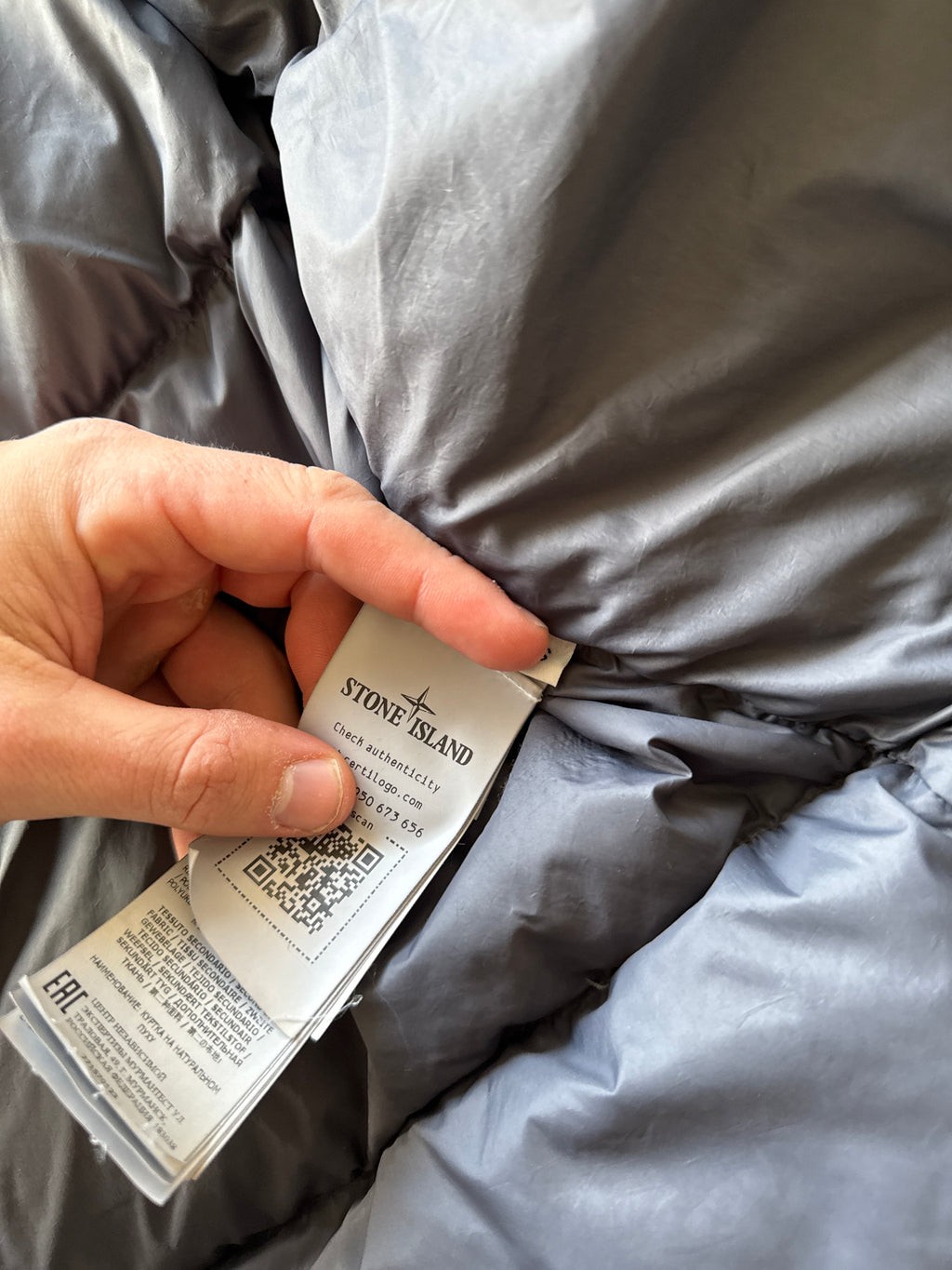 Stone Island Garment Dyed Down Parka Jacket