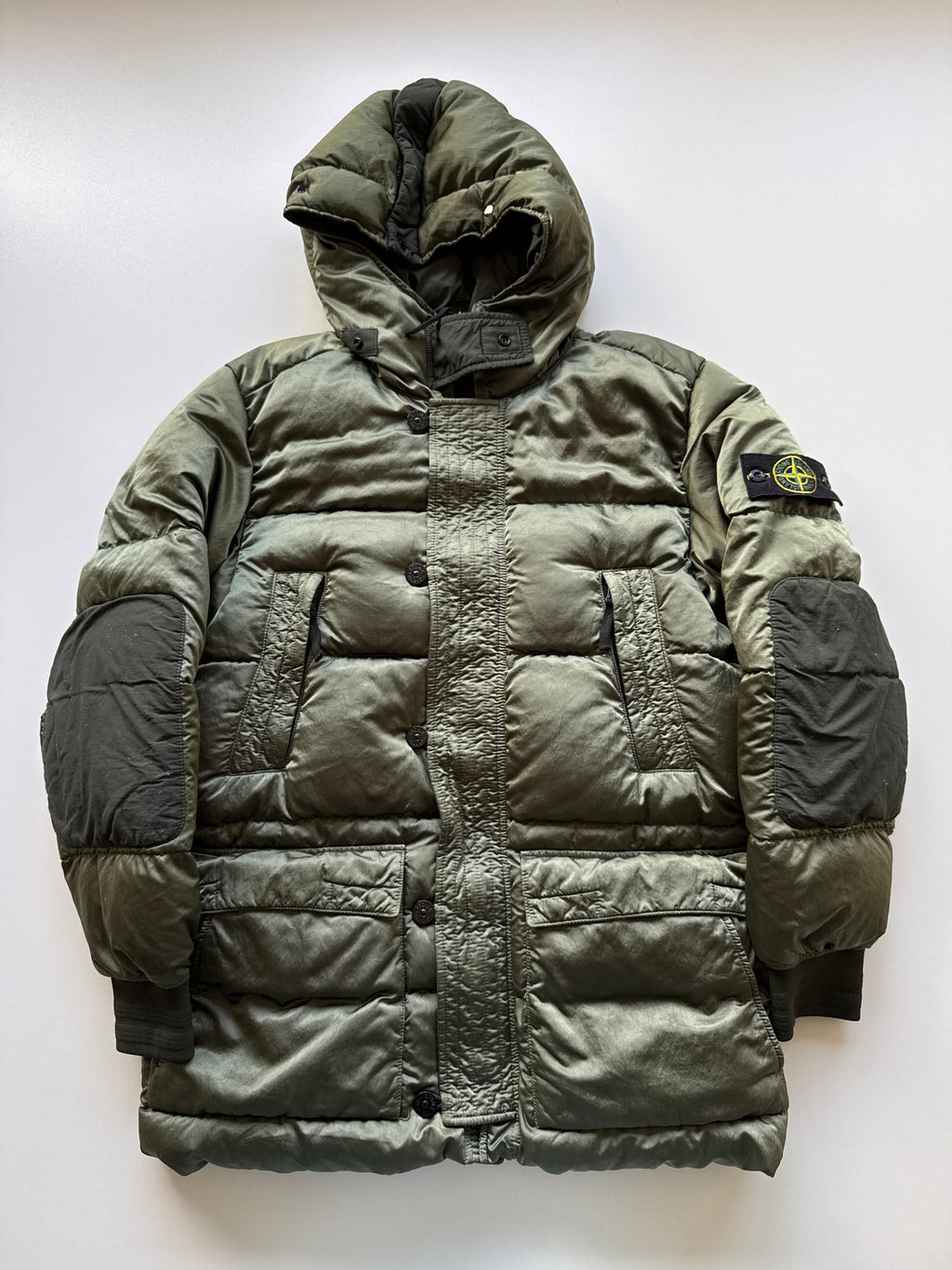 Stone Island Nylon Raso Down Jacket