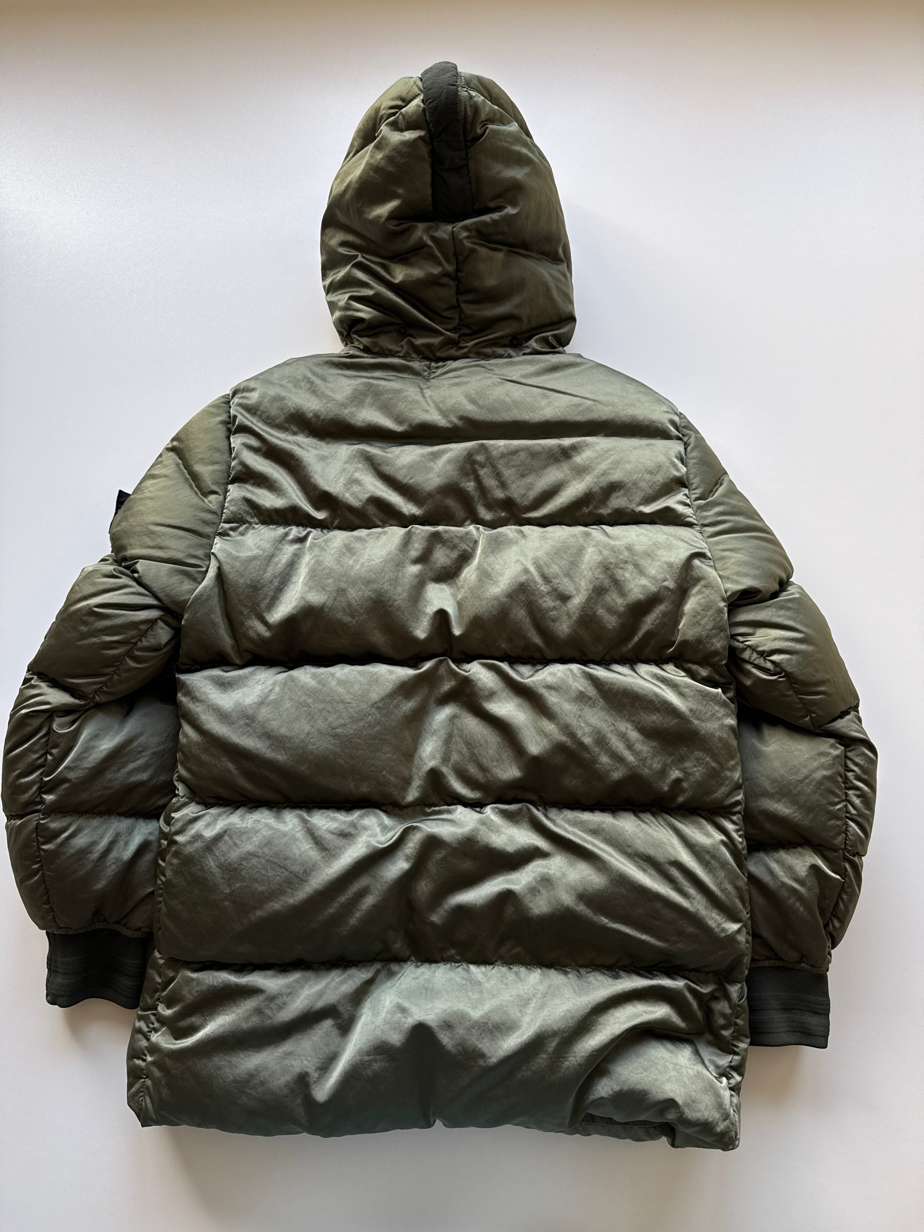 Stone Island Nylon Raso Down Jacket