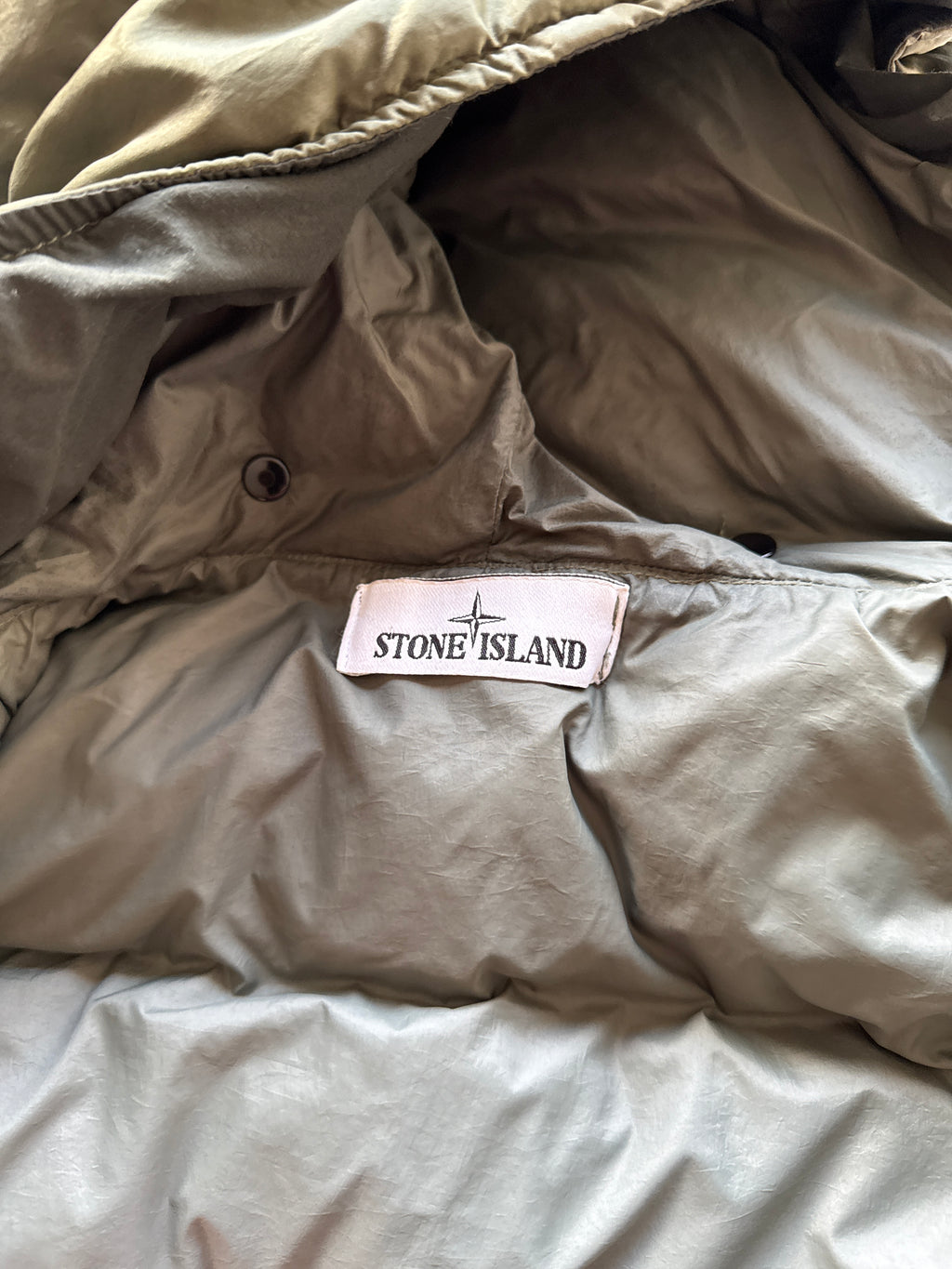 Stone Island Nylon Raso Down Jacket