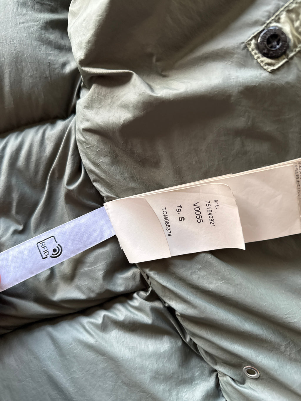 Stone Island Nylon Raso Down Jacket