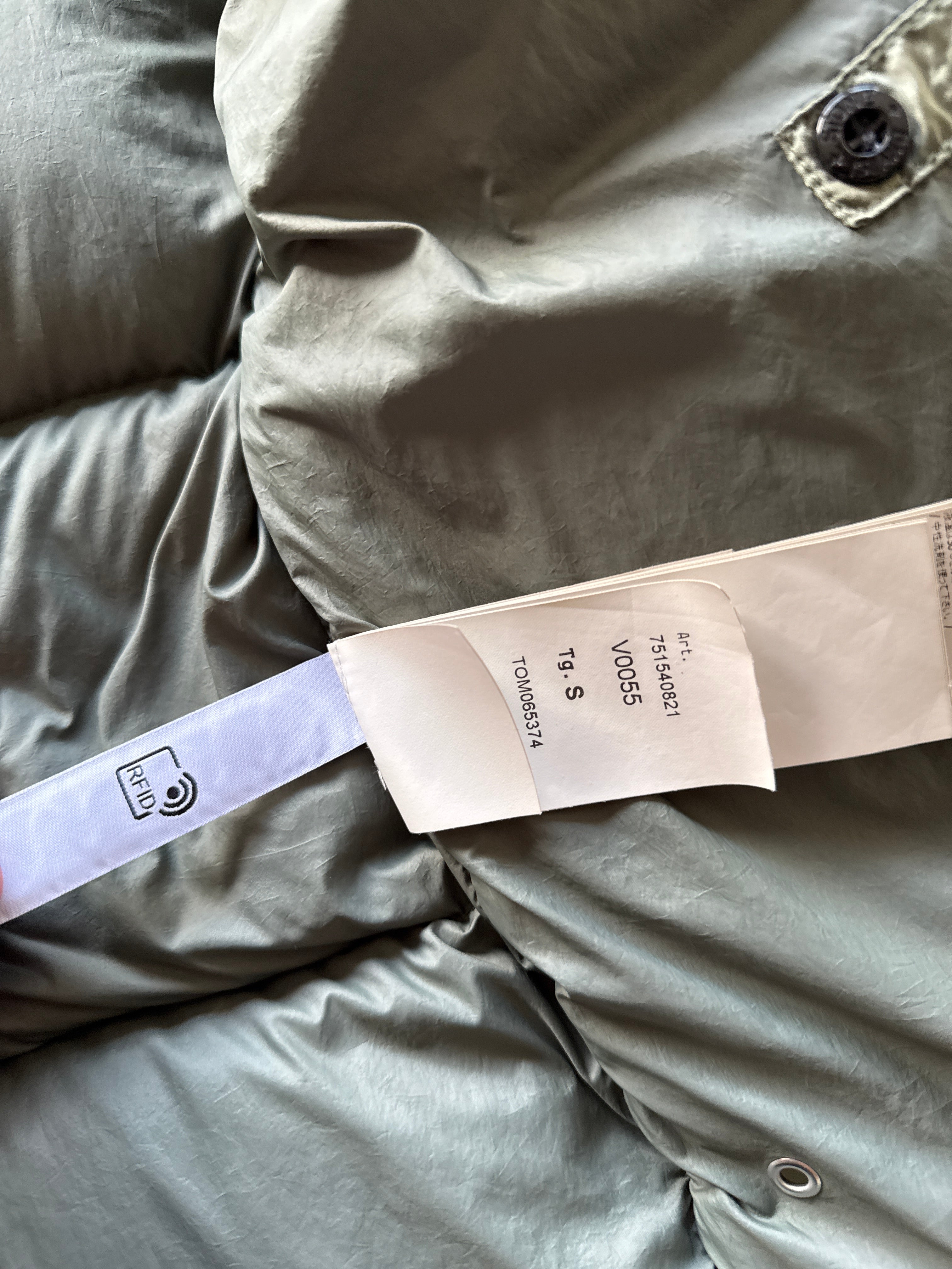 Stone Island Nylon Raso Down Jacket