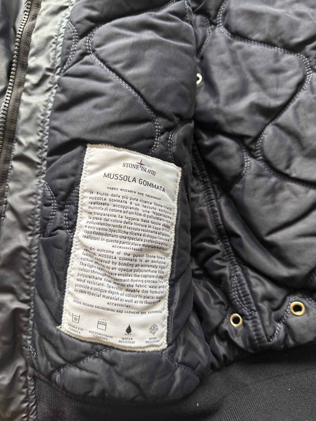 Stone Island Mussola Gommata Jacket