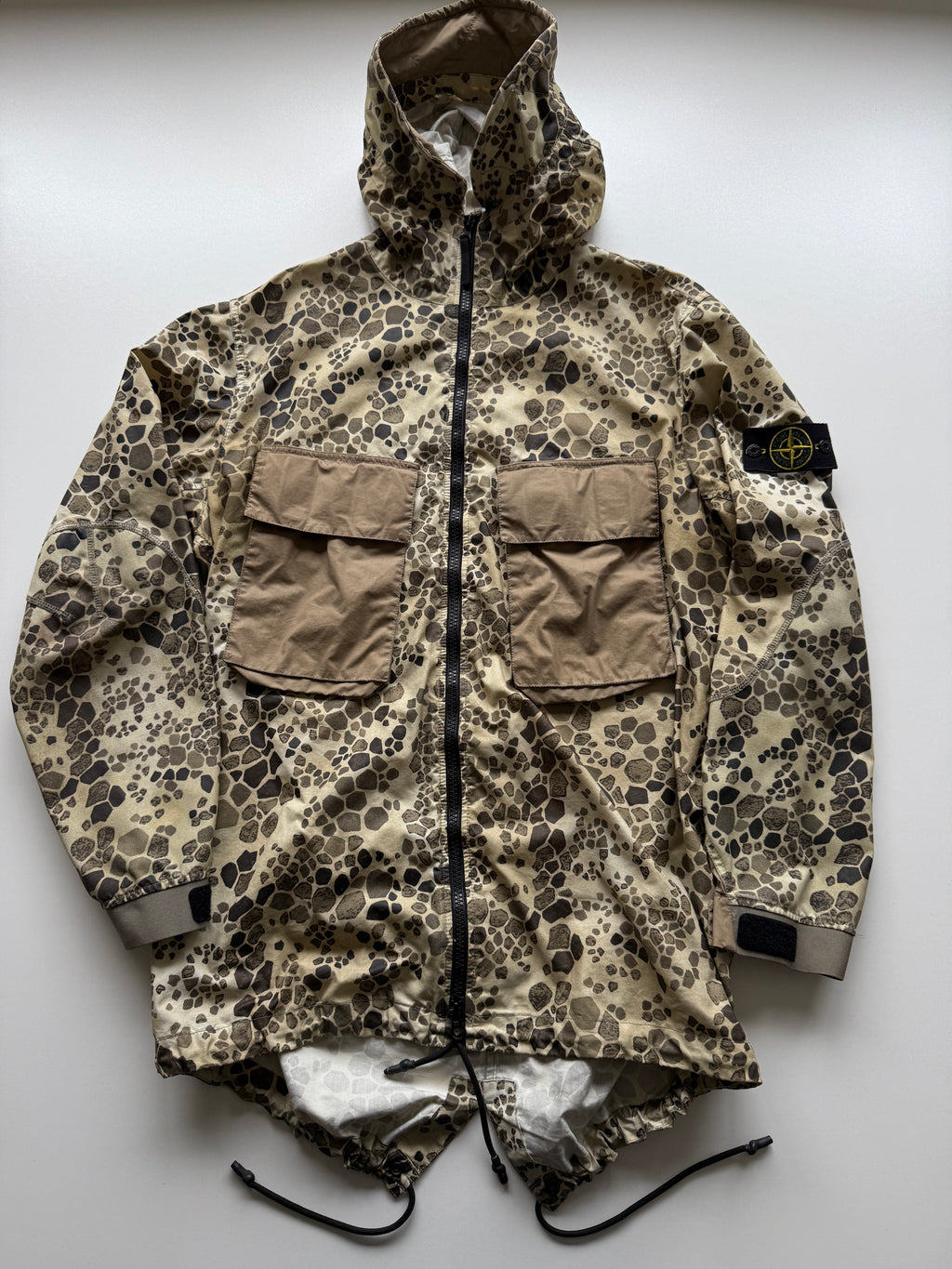 Stone Island Alligator Camo Parka jacket